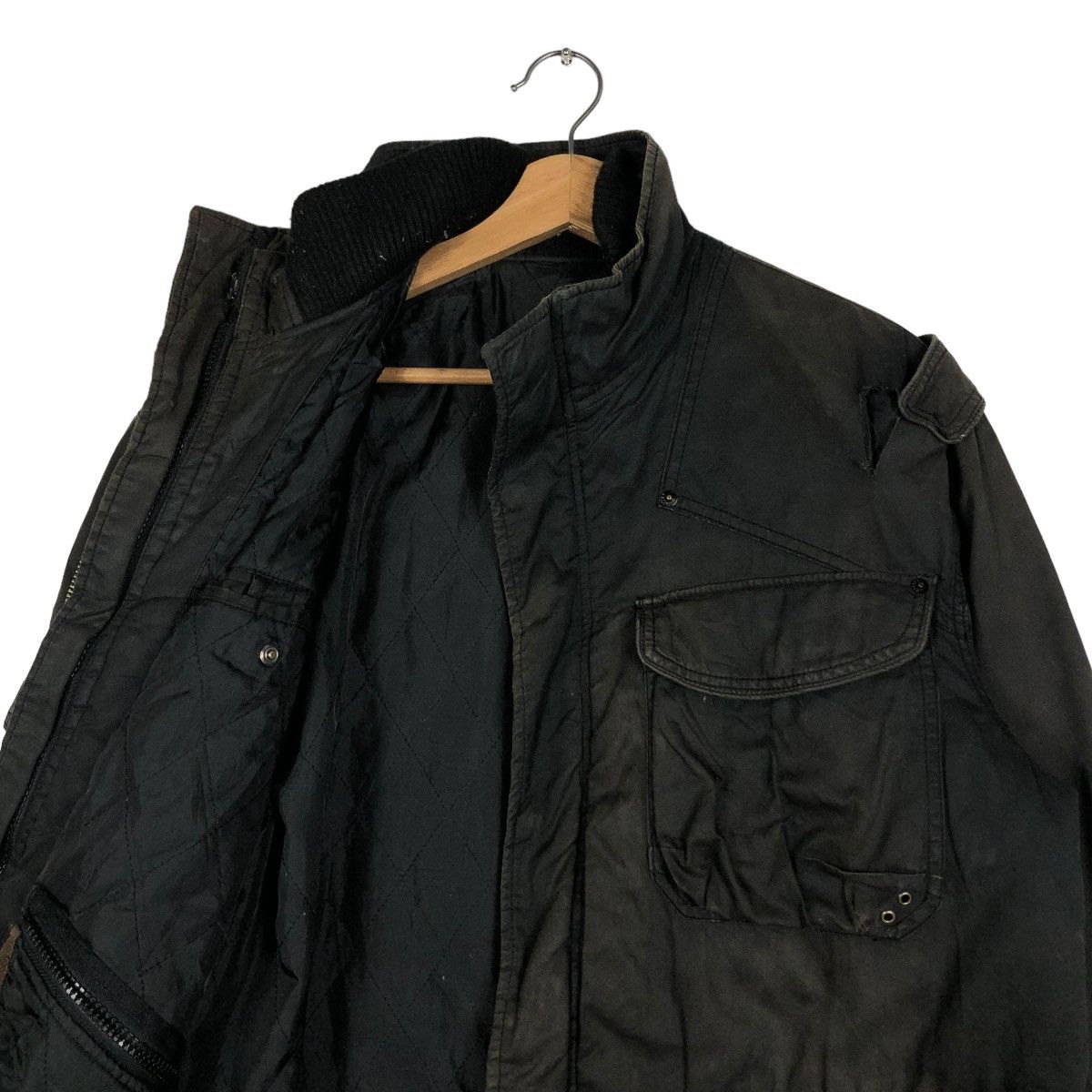 Avirex 🔥VINTAGE BIKER JACKET AVIREX BONDAGE CARGO POCKETS 4D Size US L / EU 52-54 / 3 - 14 Thumbnail