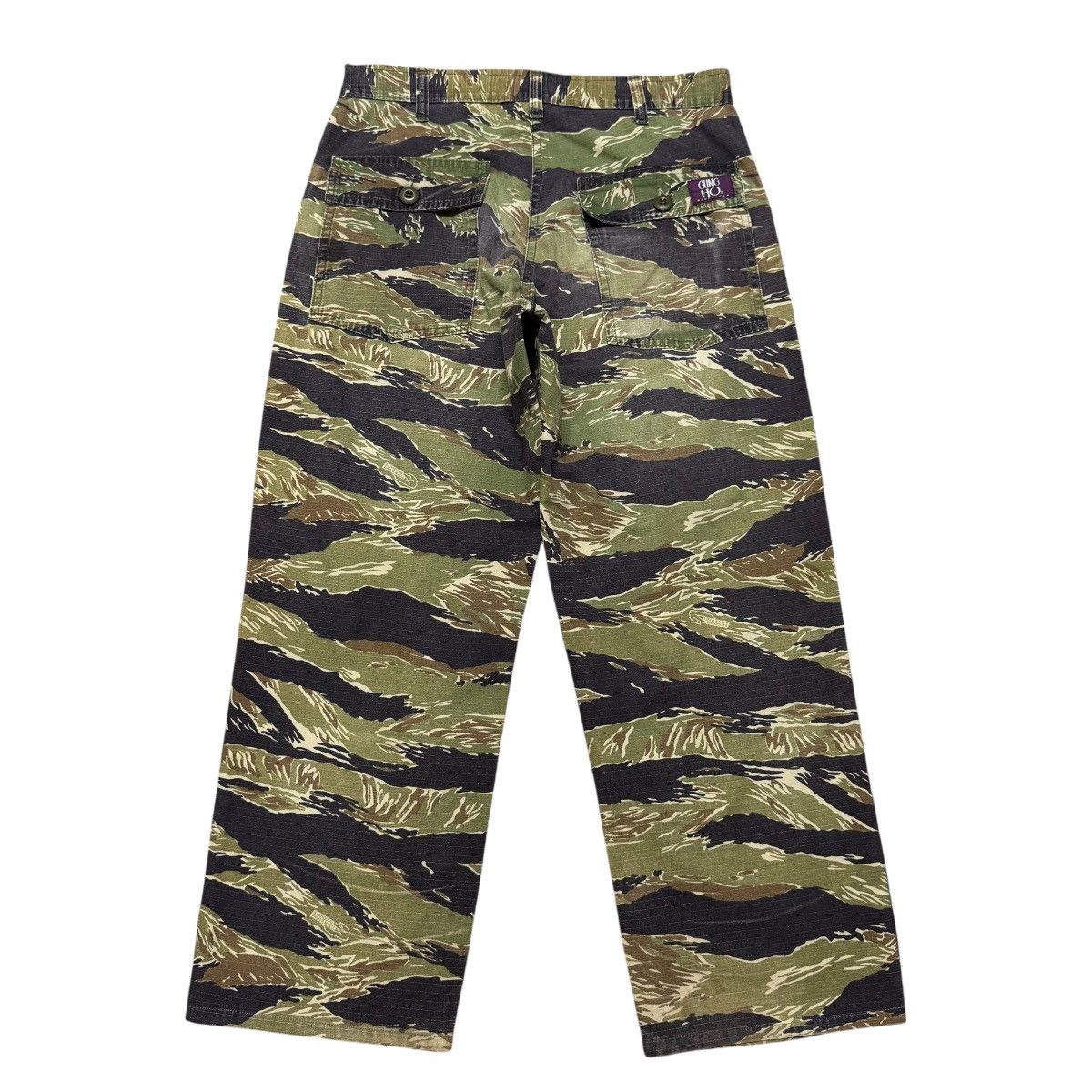 Vintage Vintage Gung Ho Tiger Stripe Fatigue Pant Ripstop Size US 31 - 1 Thumbnail
