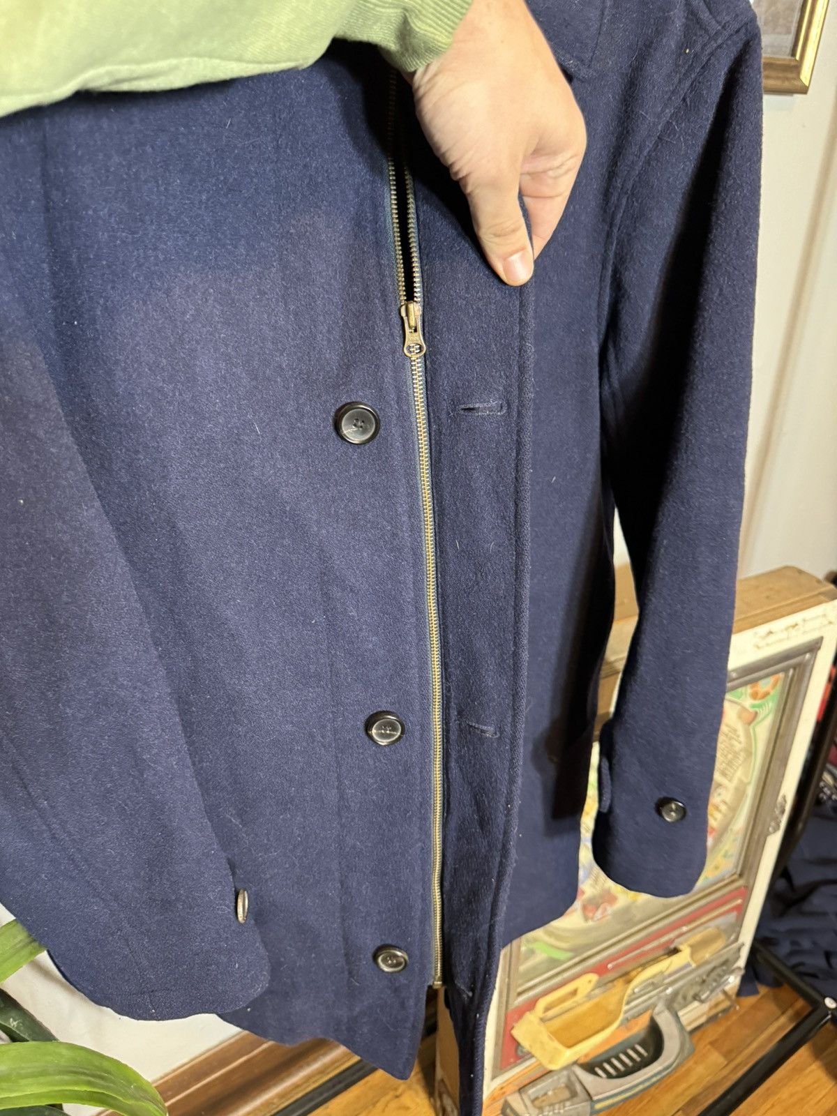 Polo Ralph Lauren × Vintage Vintage Ralph Lauren Wool Peacoat Size US XL / EU 56 / 4 - 3 Thumbnail