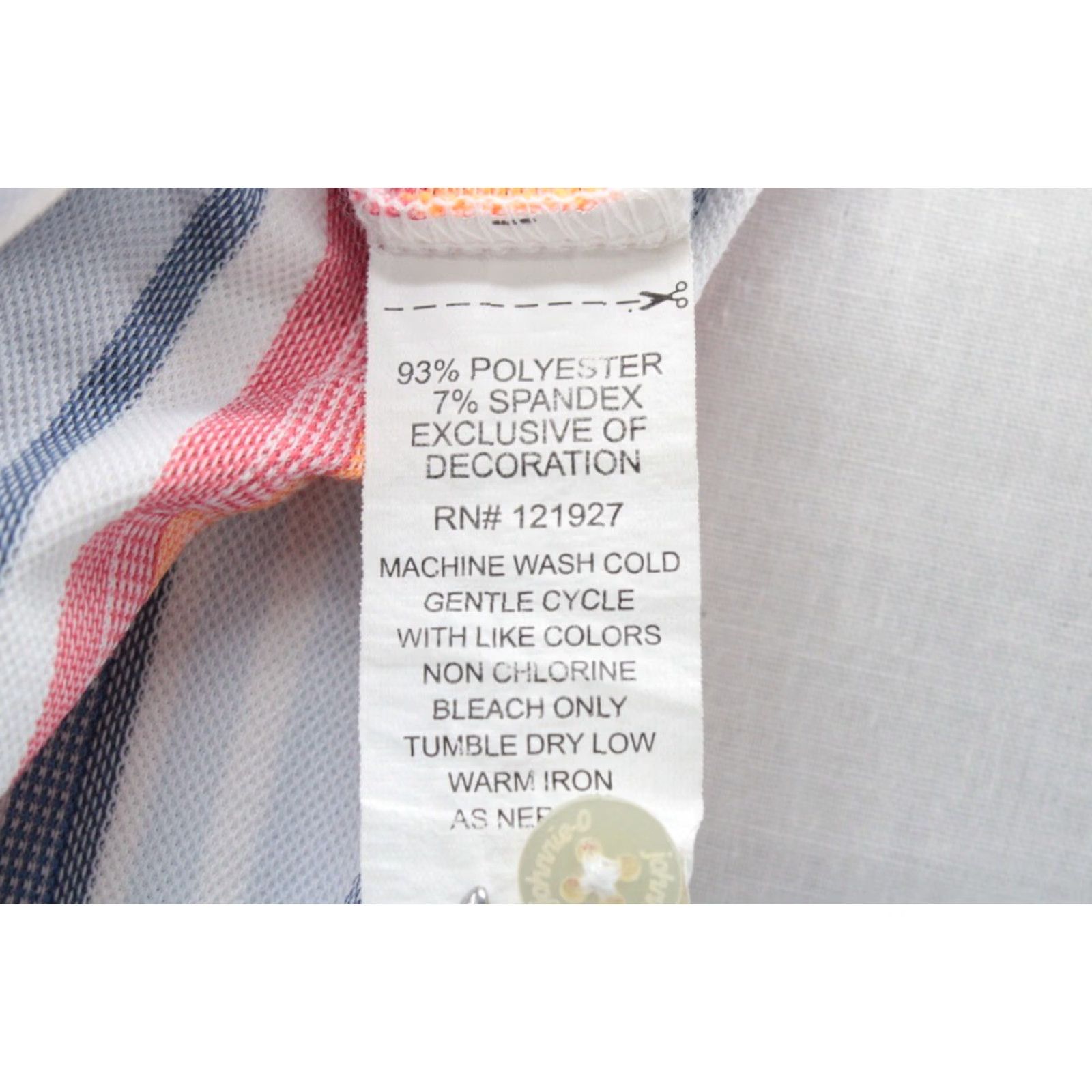johnnie-O Johnnie O Polo Shirt Men's M Orange Gray Blue Stripes Golf Embroidered Logo Shirt Polo Short Sleeve Collared 30 in Multicolor Pattern Striped Size US M / EU 48-50 / 2 - 7 Thumbnail
