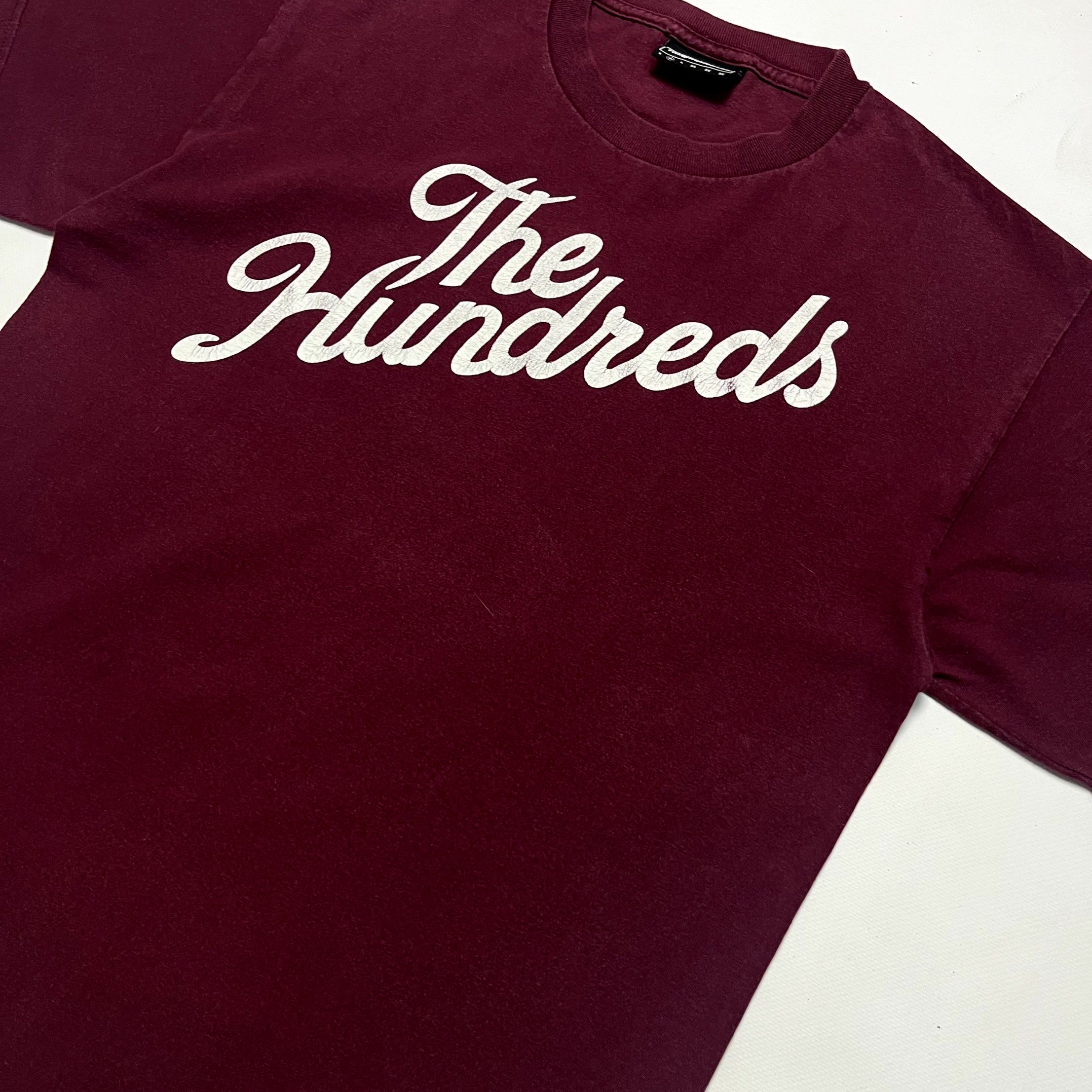 The Hundreds Share Vintage The Hundreds Spellout Red T-Shirt Size M Size US M / EU 48-50 / 2 - 2 Thumbnail