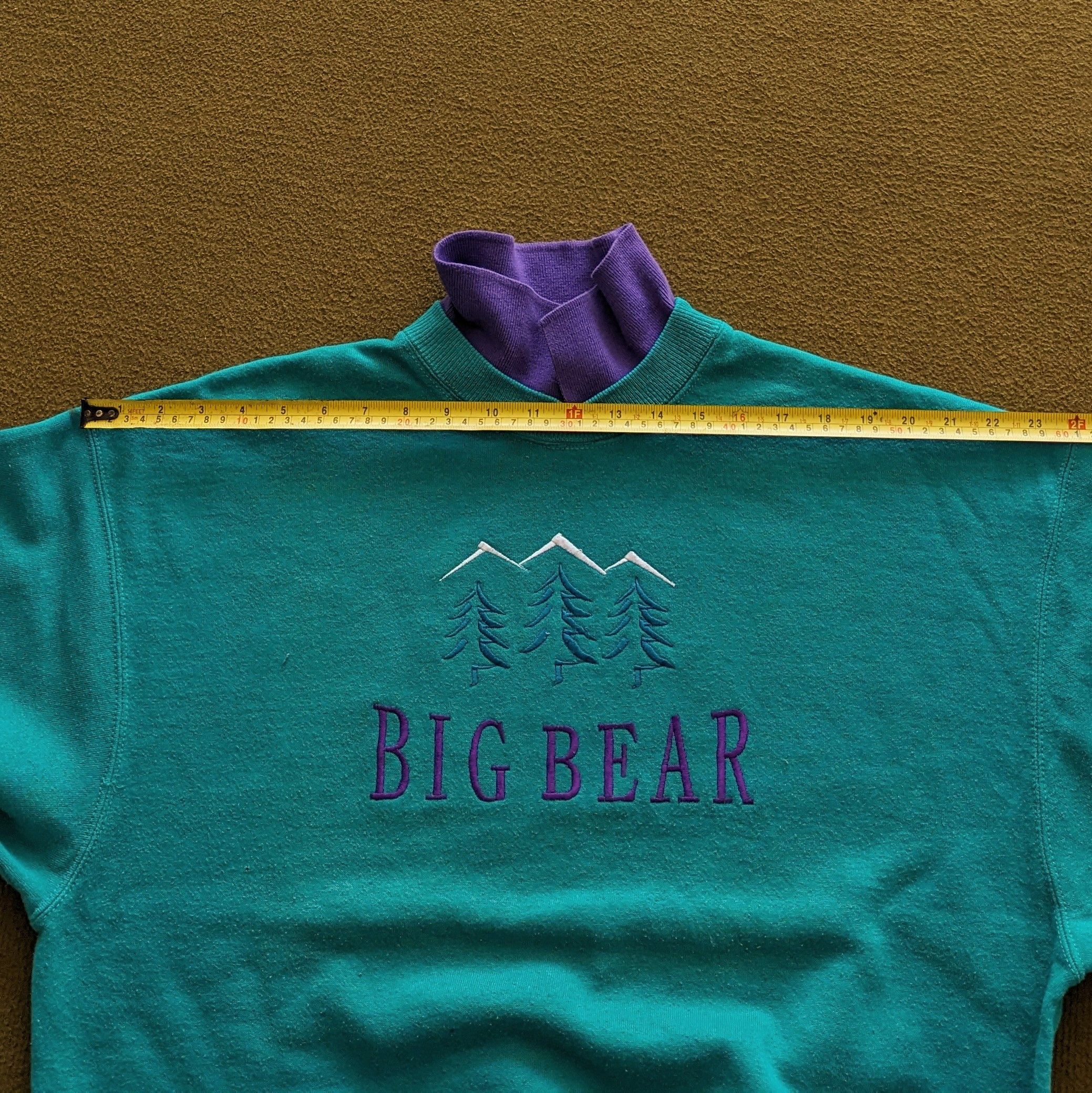 Vintage Vintage BIG BEAR Mountain Collar Sweatshirt Size US L / EU 52-54 / 3 - 4 Thumbnail