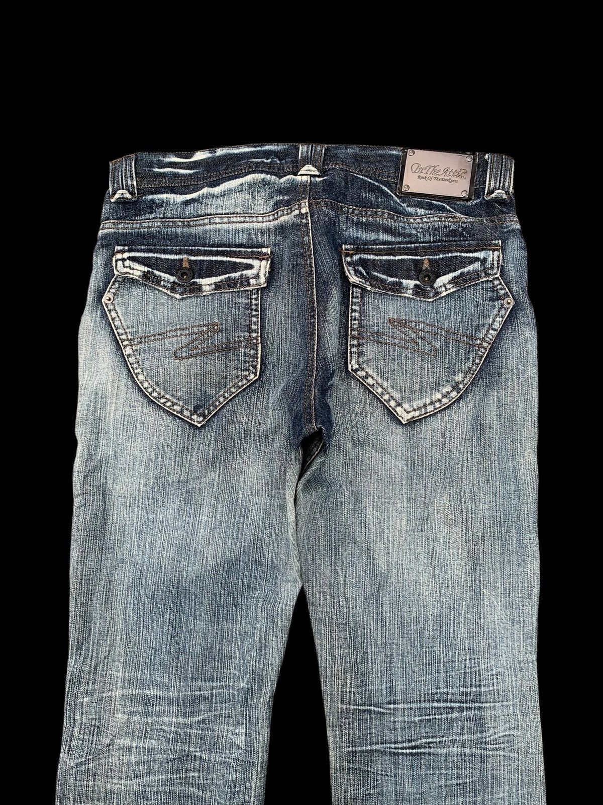 Kapital FLARE💥IN THE ATTIC RUSTY JAPANESE PUNK DISTRESSED DENIM Size US 32 / EU 48 - 7 Thumbnail