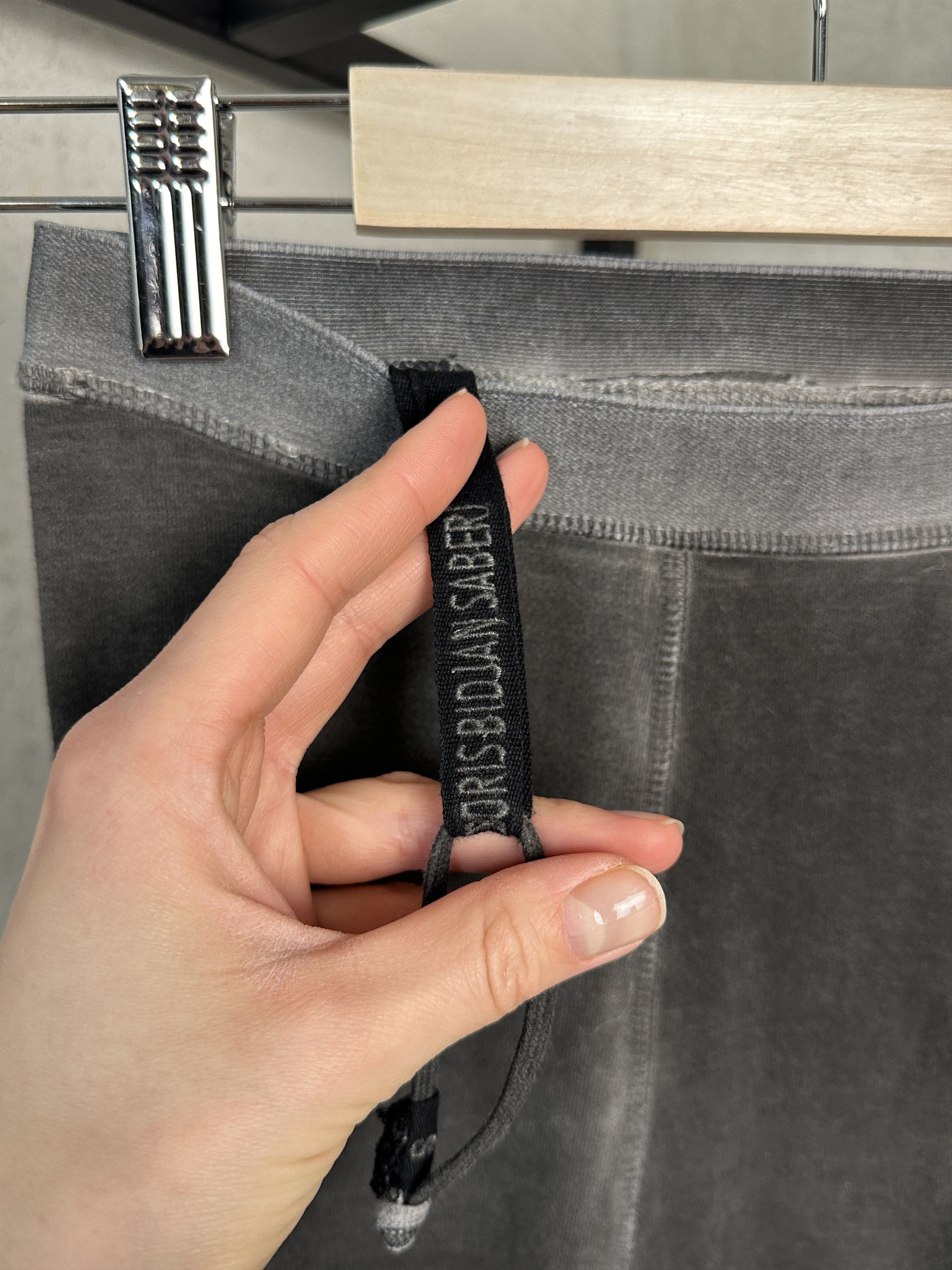 Boris Bidjan Saberi Boris Bidjan LongJohn1 Grey Gum Dyed Size US 28 / EU 44 - 3 Thumbnail