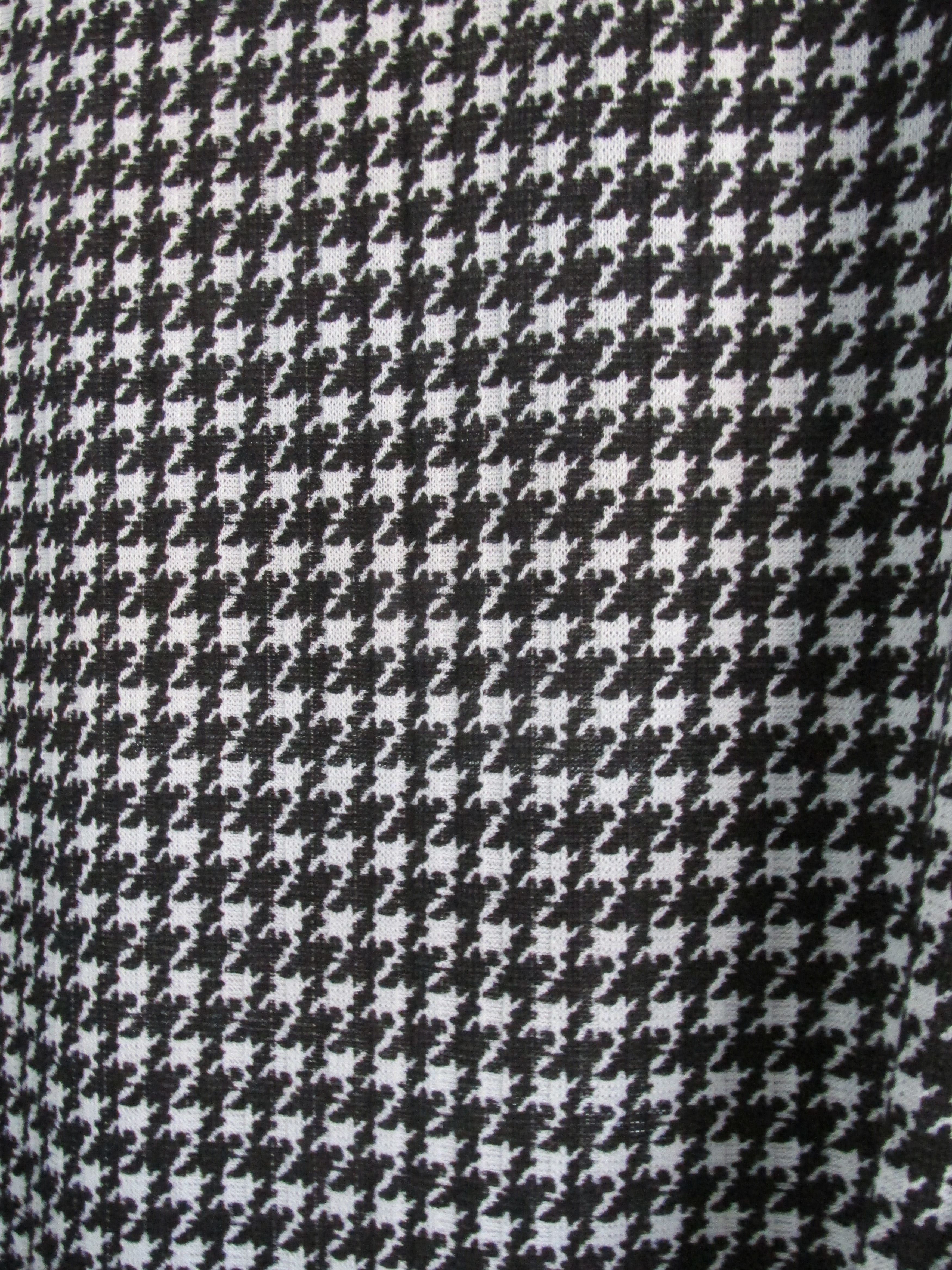 Other Emilia (NWT) Women's Hi-Slit Houndstooth Knit Dress Medium Size M / US 6-8 / IT 42-44 - 3 Thumbnail