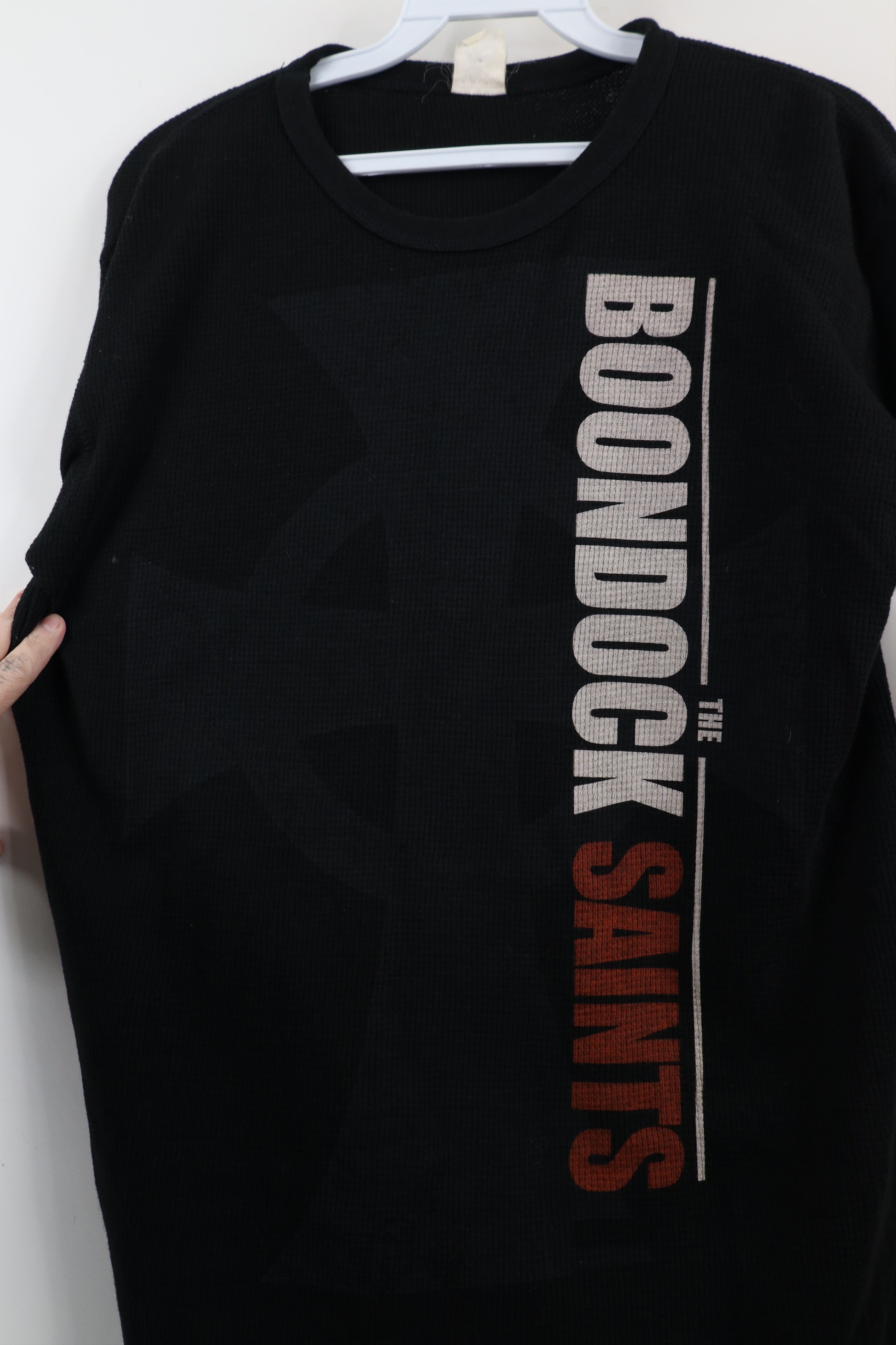 Vintage Vintage Boondocks Thermal Waffle Knit Long Sleeve T-Shirt Size US L / EU 52-54 / 3 - 6 Thumbnail