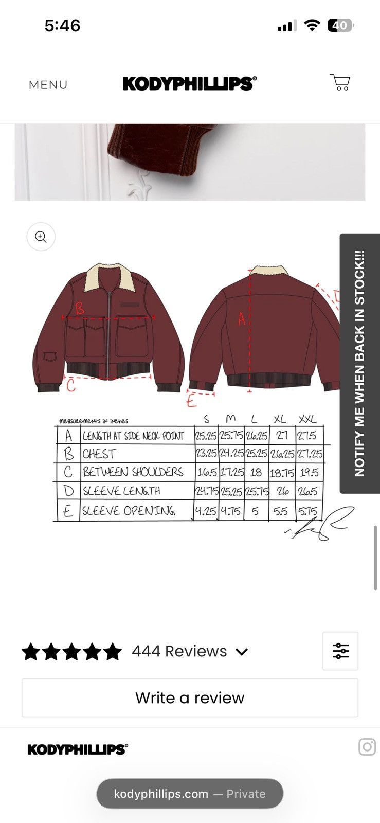 Kody Phillips Kody Phillips cognac ricky jacket Size US S / EU 44-46 / 1 - 6 Thumbnail