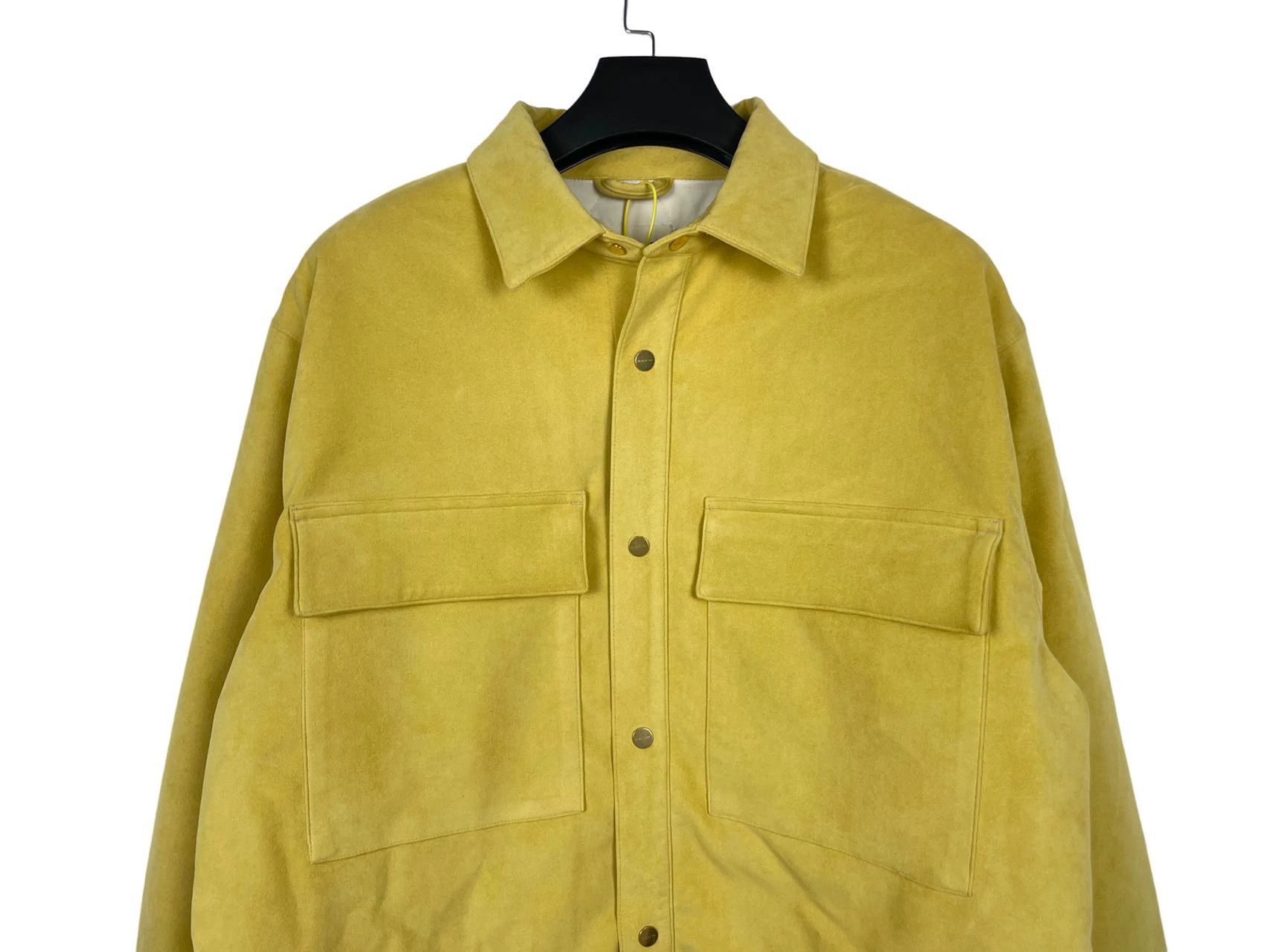 Fear of God Fear Of God 6th Lemon Yellow Suede Jacket L 05814 Size US L / EU 52-54 / 3 - 3 Thumbnail