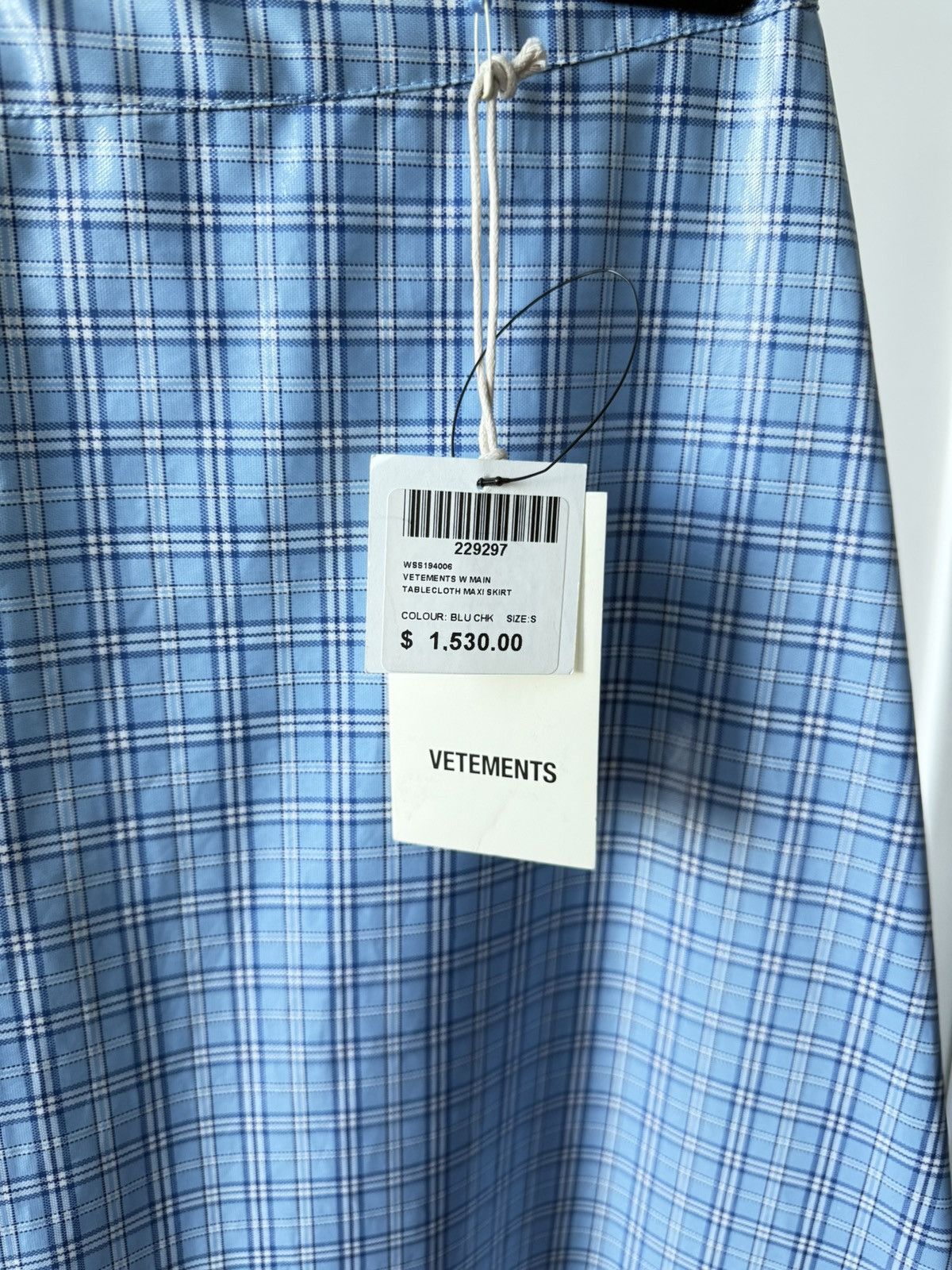 Vetements (RUNWAY) Vetements 19SS tablecloth Maxi Skirt Size 30" / US 8 / IT 44 - 6 Thumbnail