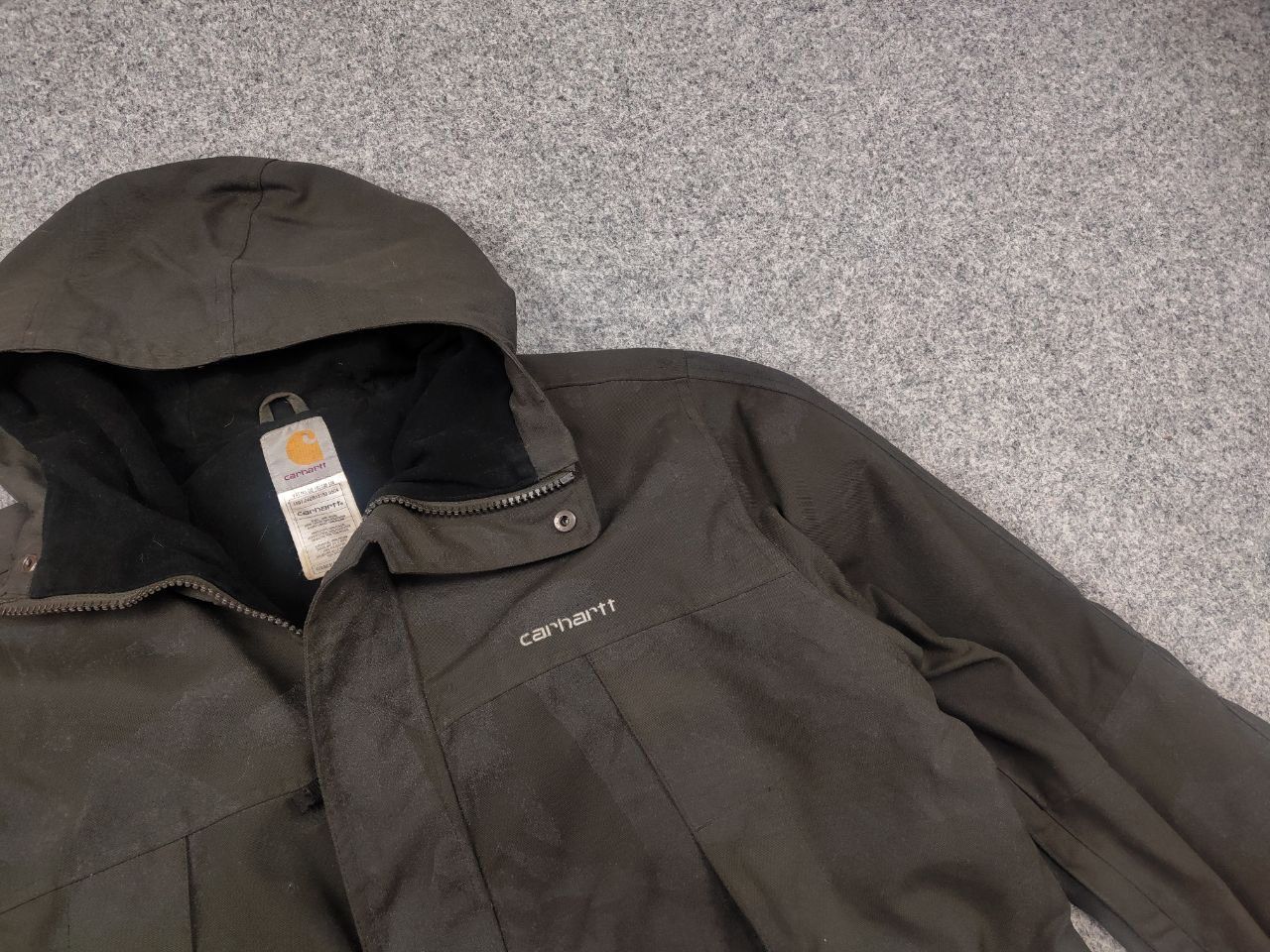 Carhartt Carhartt Vintage camo green reflective Hooded Fleece Jacket Size US M / EU 48-50 / 2 - 4 Thumbnail