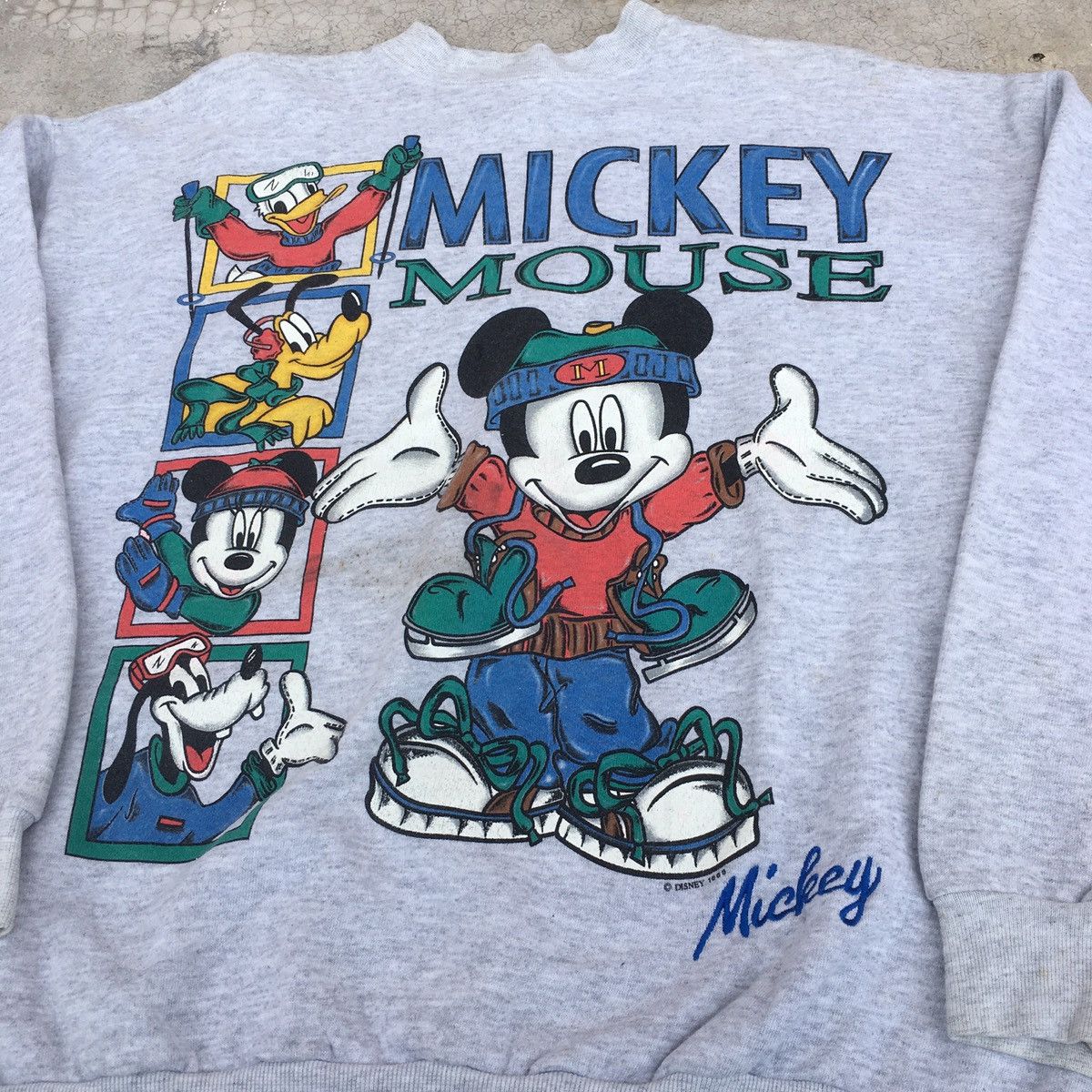 Disney × Mickey Mouse × Vintage Vintage Mickey Mouse Unlimited Jerry Leigh Sweatshirt Size US L / EU 52-54 / 3 - 2 Thumbnail