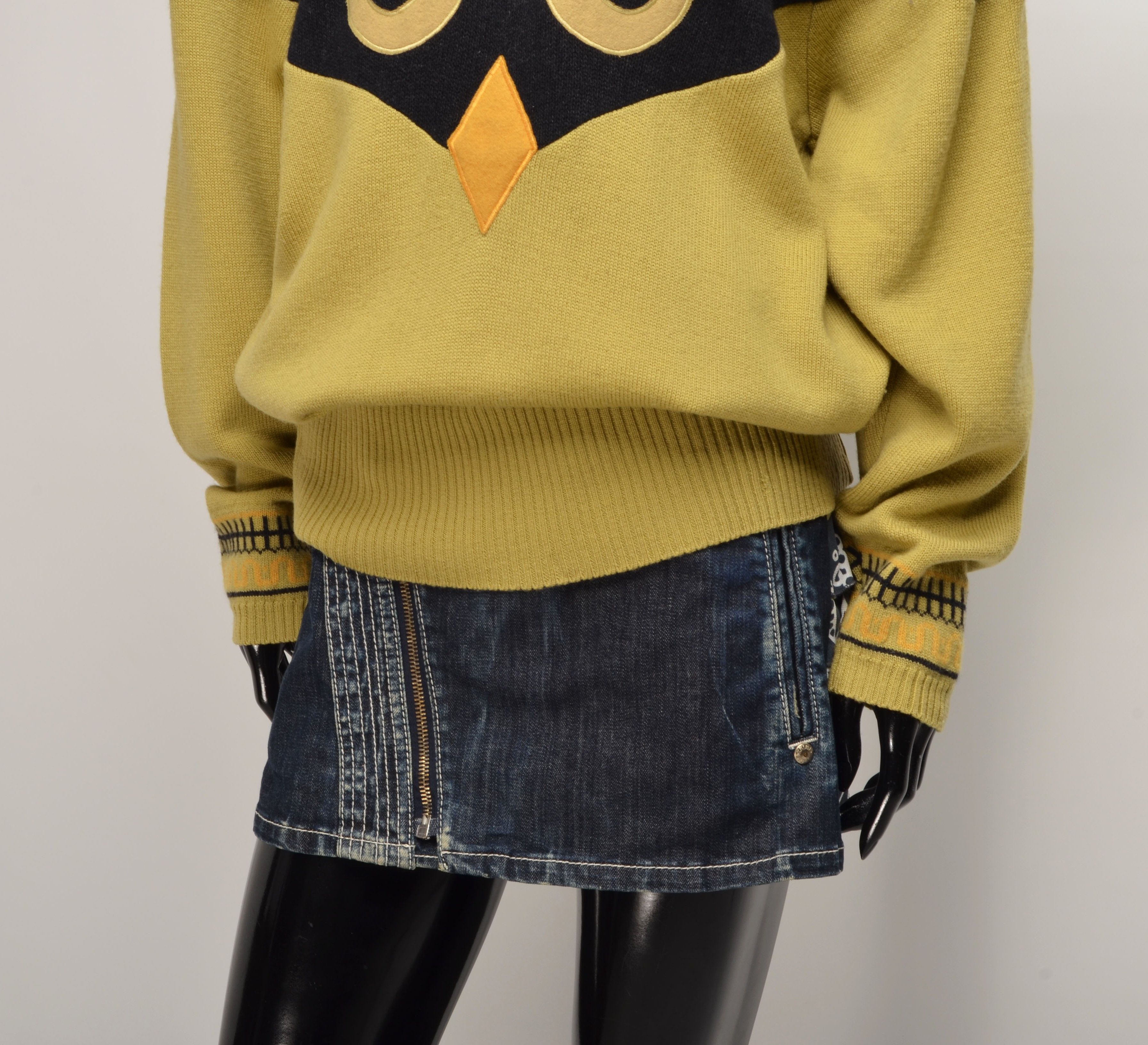 Escada Vintage Crisca by Escada Oversized Wool Blend Sweater Size S / US 4 / IT 40 - 3 Thumbnail