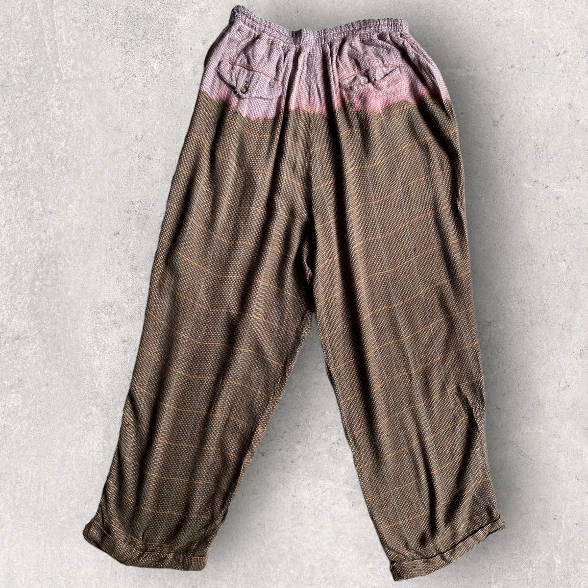 Comme des Garcons Vintage aw93 Runway Elastic waist Dye Pants Size US 32 / EU 48 - 4 Thumbnail
