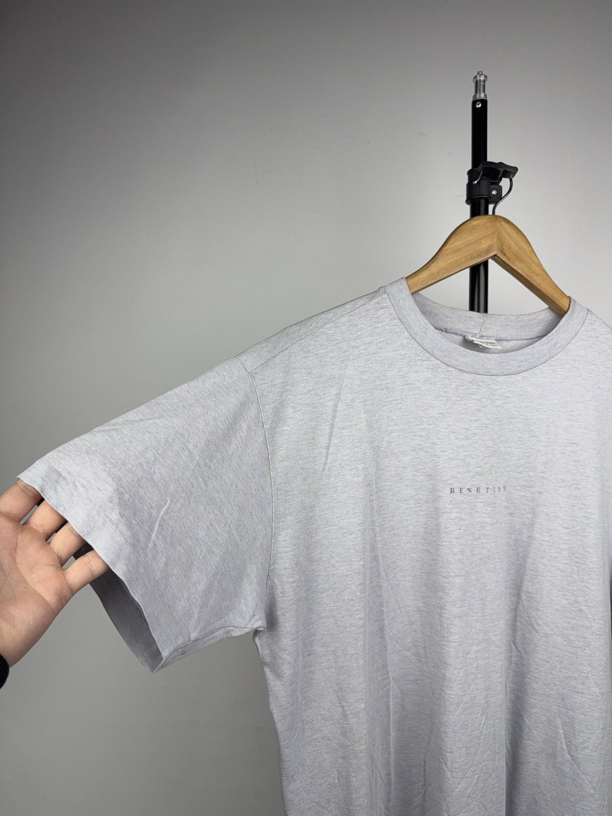 United Colors Of Benetton RARE Retro Benetton Made in Italy 90s Double sided Logo Tee Size US M / EU 48-50 / 2 - 8 Thumbnail