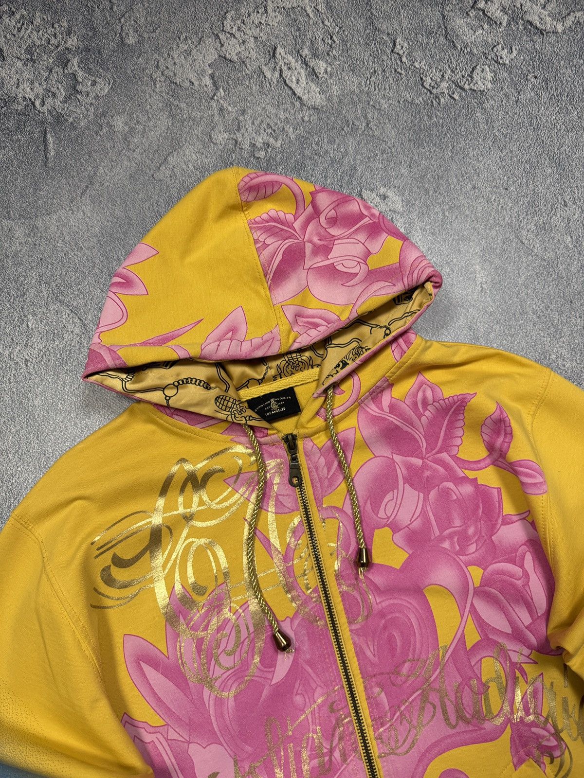 Christian Audigier Vintage Y2K Christian Audigier Zip Hoodie Size US M / EU 48-50 / 2 - 3 Thumbnail