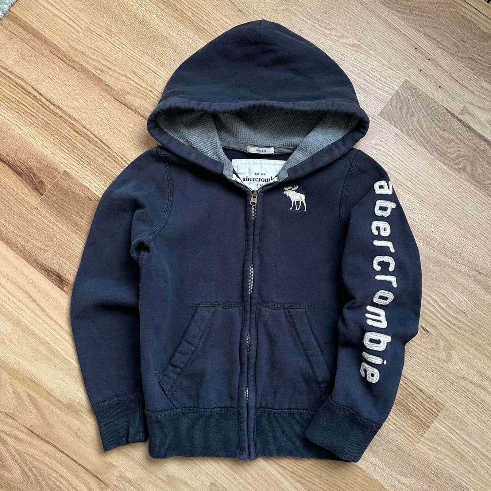 Abercrombie & Fitch Vintage 2000s Abercrombie Preppy Zip Up Hoodie Sweatshirt Size XS / US 0-2 / IT 36-38 - 1 Thumbnail