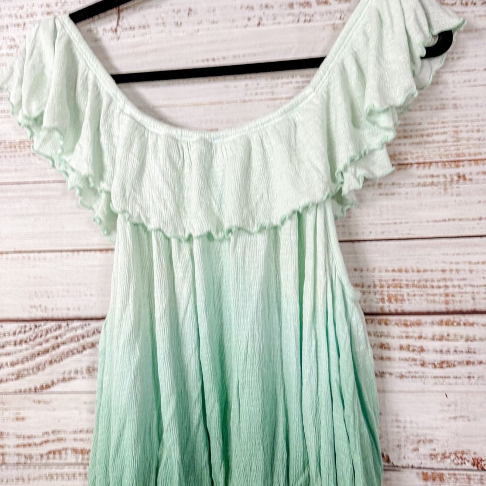 Free People Free People Cora Lee Off the Shoulder Ombré Top, EUC, Medium Size M / US 6-8 / IT 42-44 - 12 Thumbnail