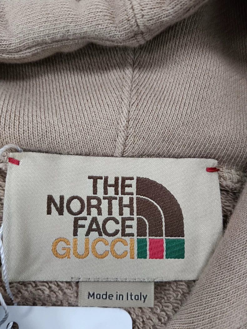 Gucci Gucci Tnf co-branded letter printed hooded sweatshirt 2504- Size US XS / EU 42 / 0 - 3 Thumbnail