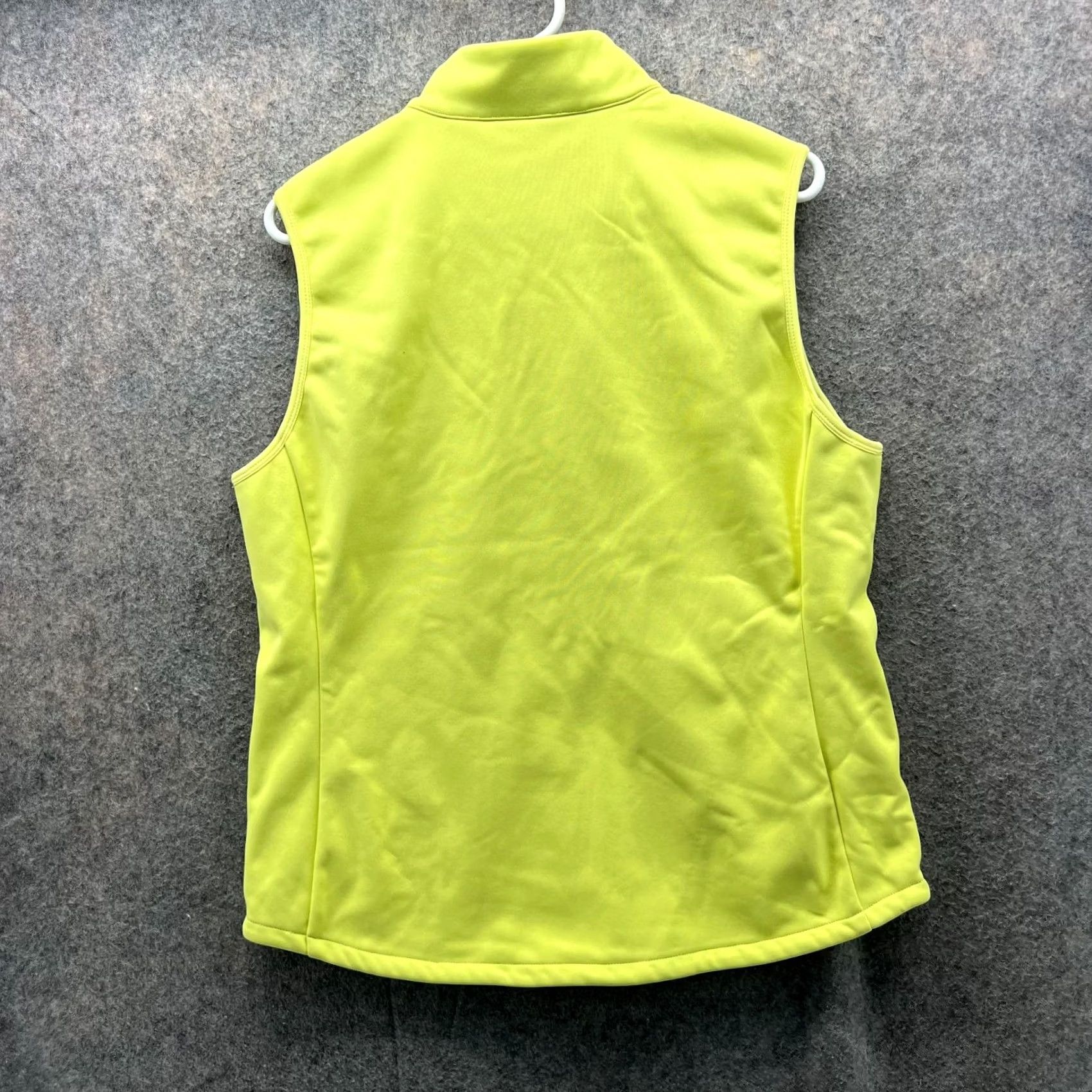 Vintage Greg Norman Jacket Womens L Green Vest Women Ladies Neon Sleeveless Full Zip Lined Size L / US 10 / IT 46 - 3 Thumbnail
