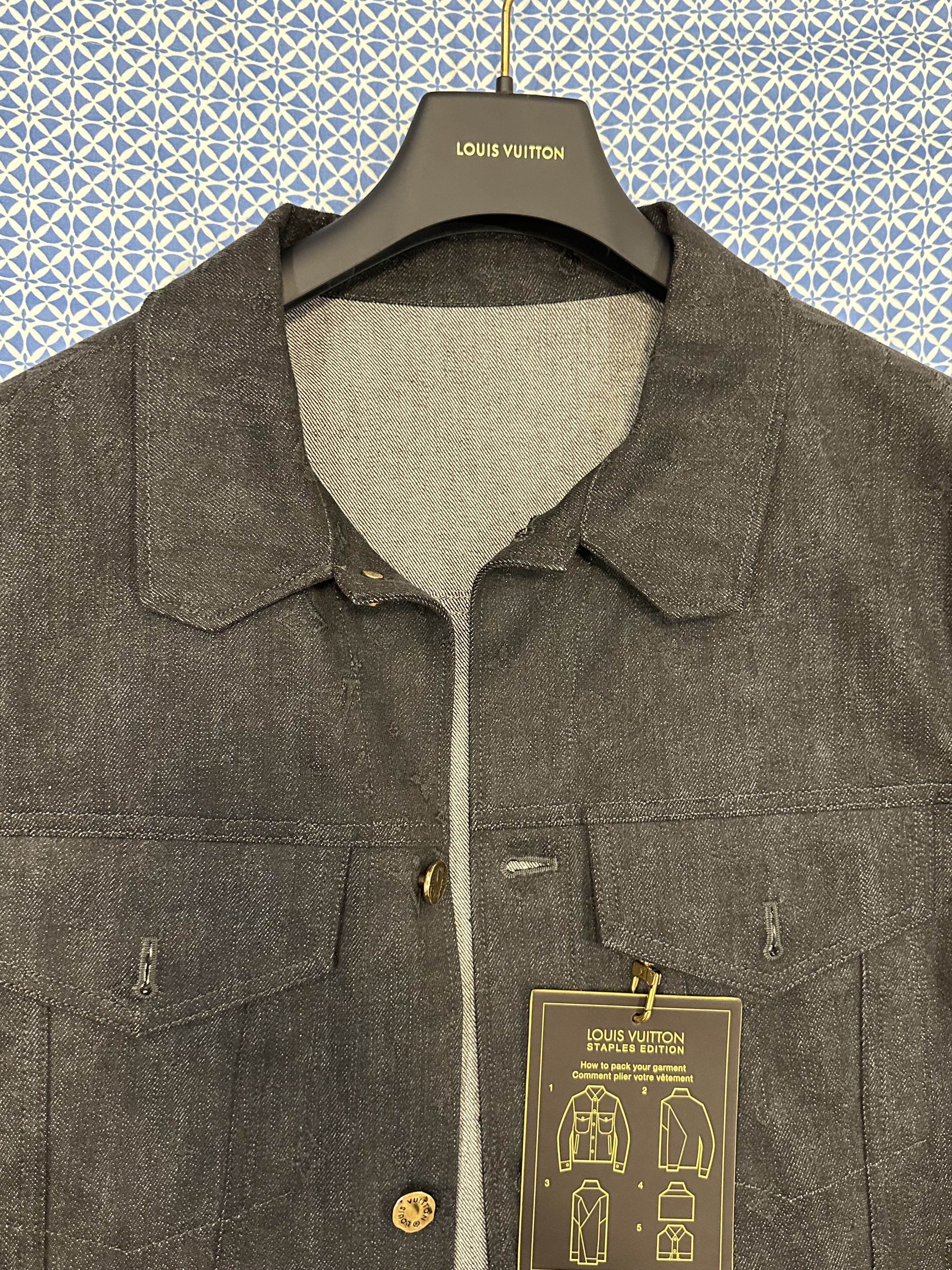 Louis Vuitton LV Monogram DNA Denim Jacket Size US L / EU 52-54 / 3 - 9 Thumbnail