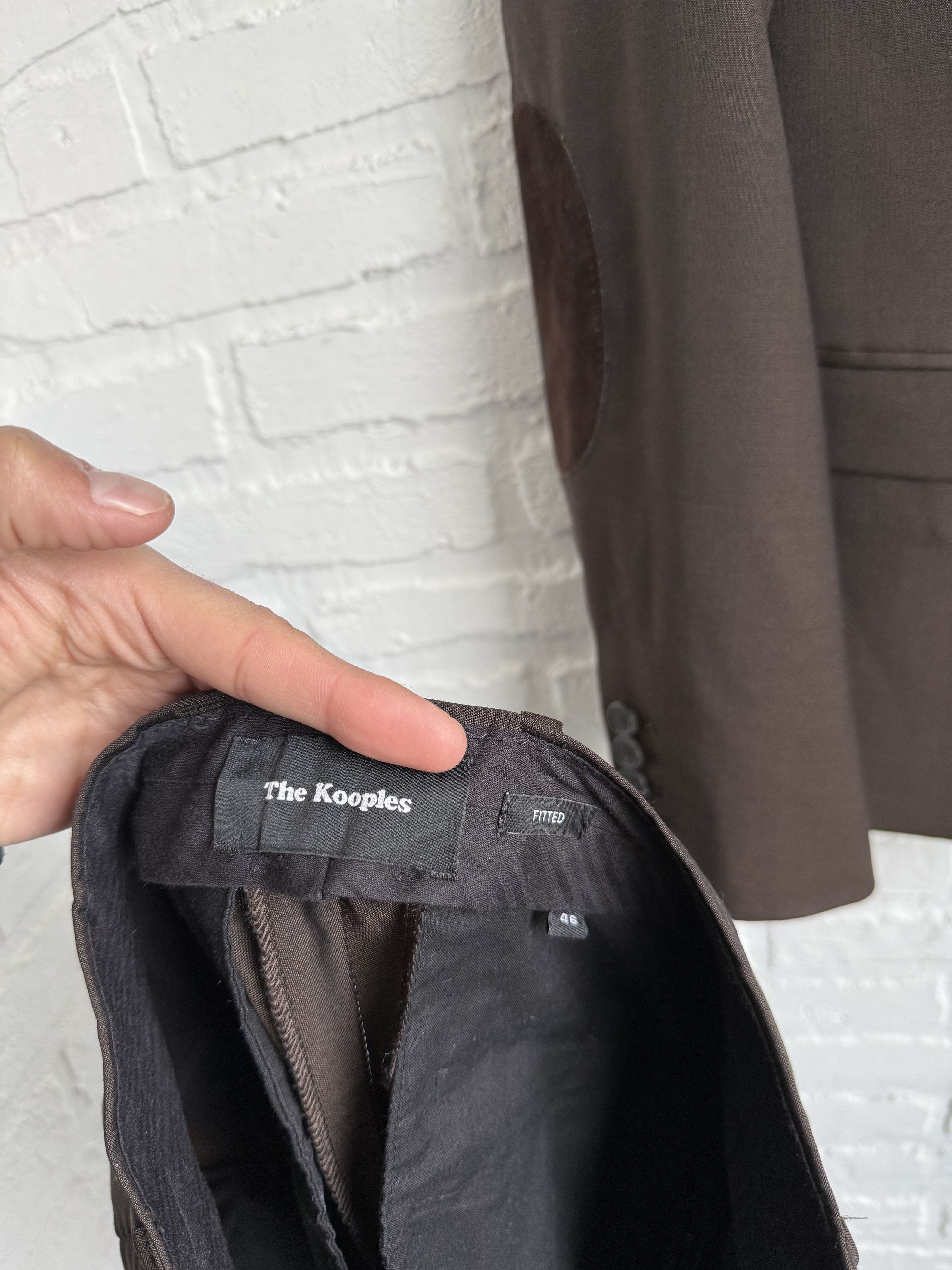The Kooples The Kooples x Loro Piana brown wool suit size S Size 52S - 14 Thumbnail
