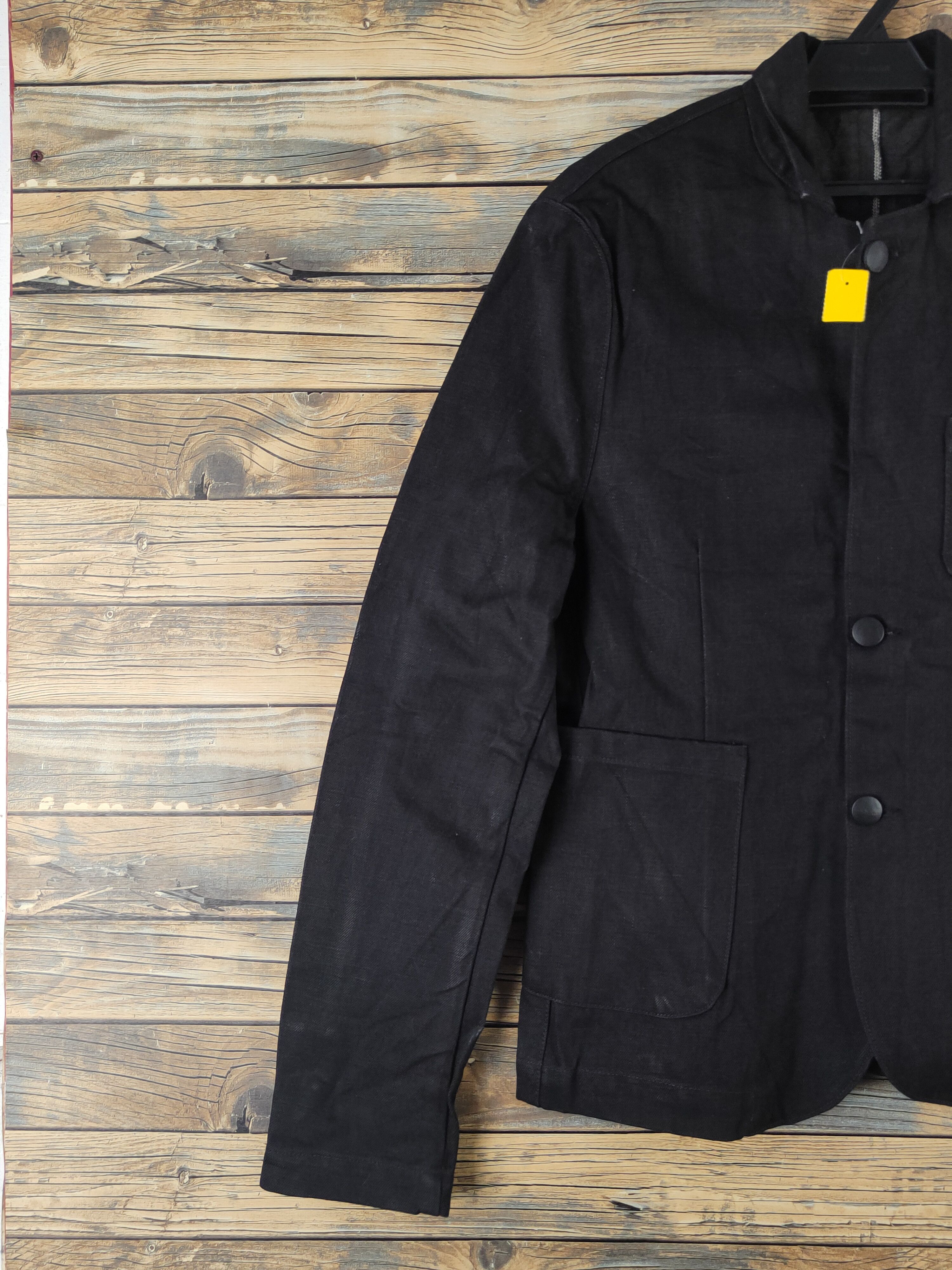 Vintage DL Hopki.rk Black Denim selvedge Jackets #2688 Size US M / EU 48-50 / 2 - 3 Thumbnail