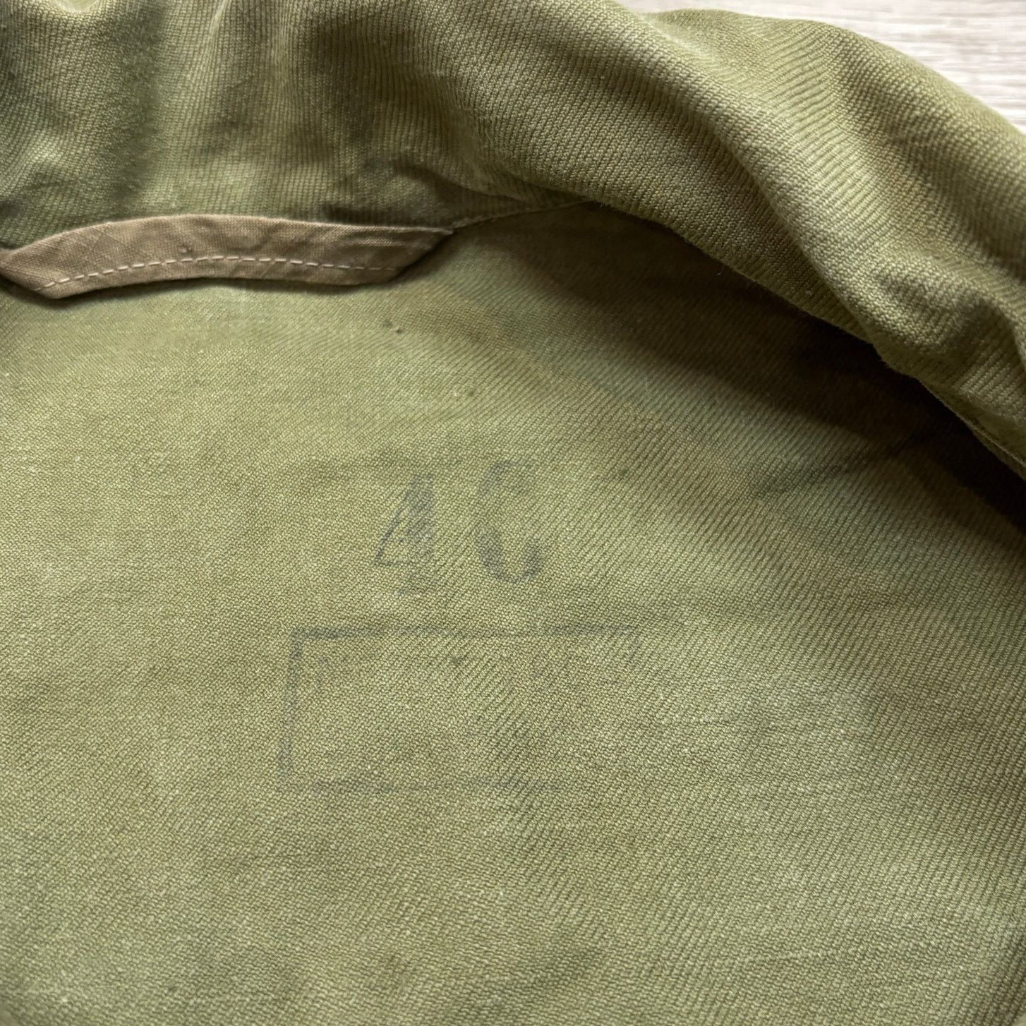 Vintage Vintage 50s French M47 Army Military Field Jacket Mens 4C XL Size US XL / EU 56 / 4 - 7 Thumbnail