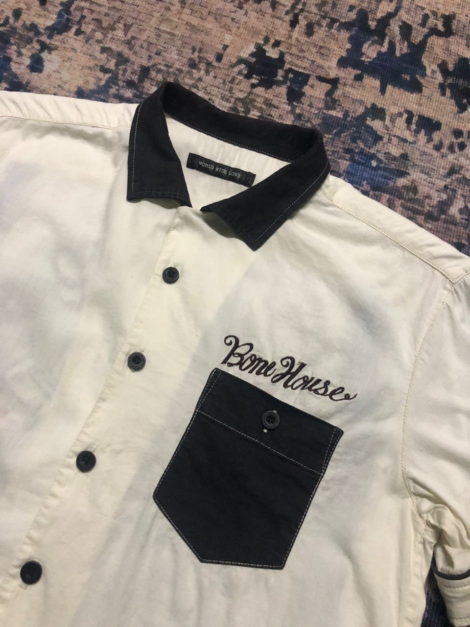 Japanese Brand World Wide Love Seek & Destroy Embroidered Print Rare Size US M / EU 48-50 / 2 - 11 Thumbnail