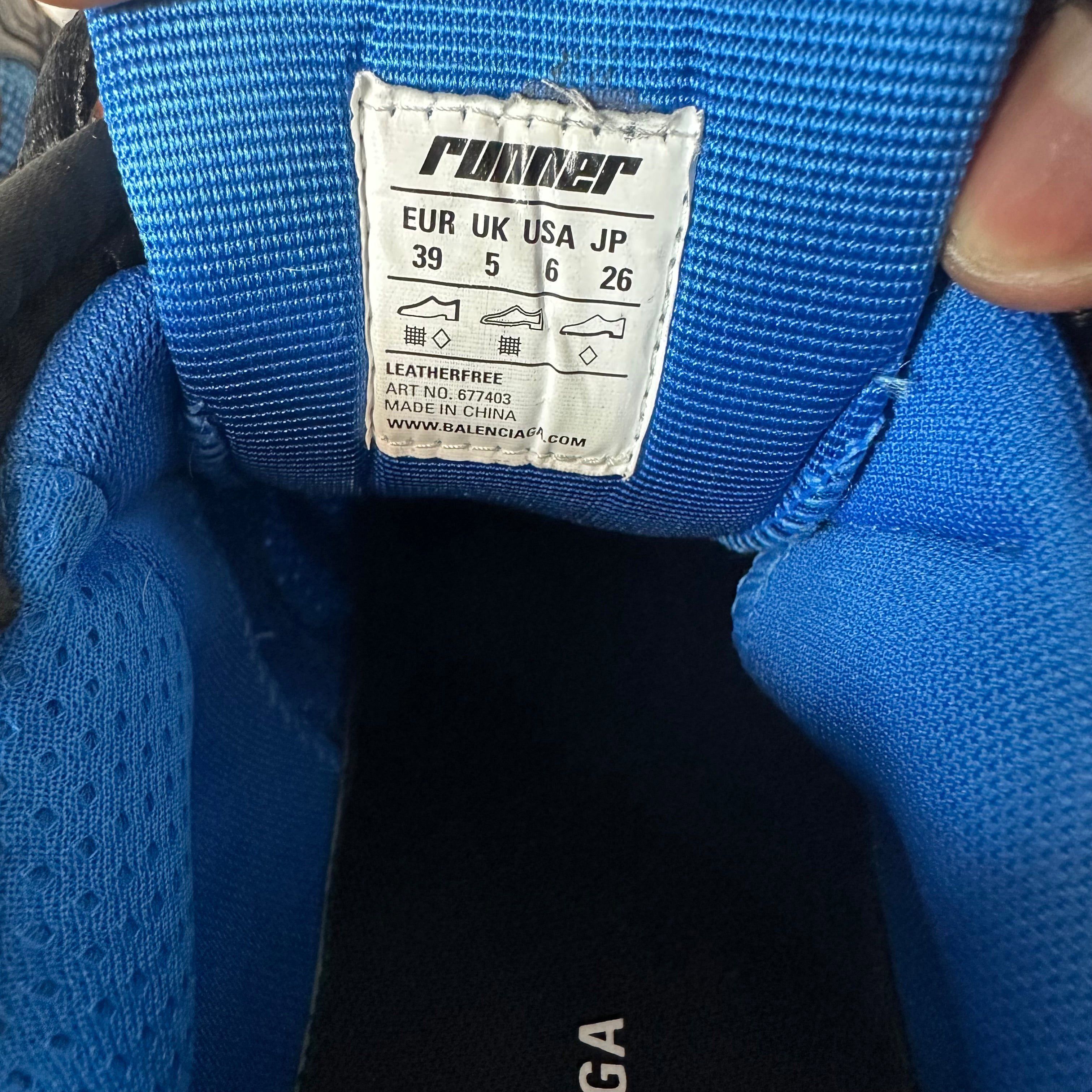 Balenciaga Balenciaga Runner Black Orange Blue Sneaker Sz 6.5 (39) Size US 6.5 / EU 39-40 - 7 Thumbnail