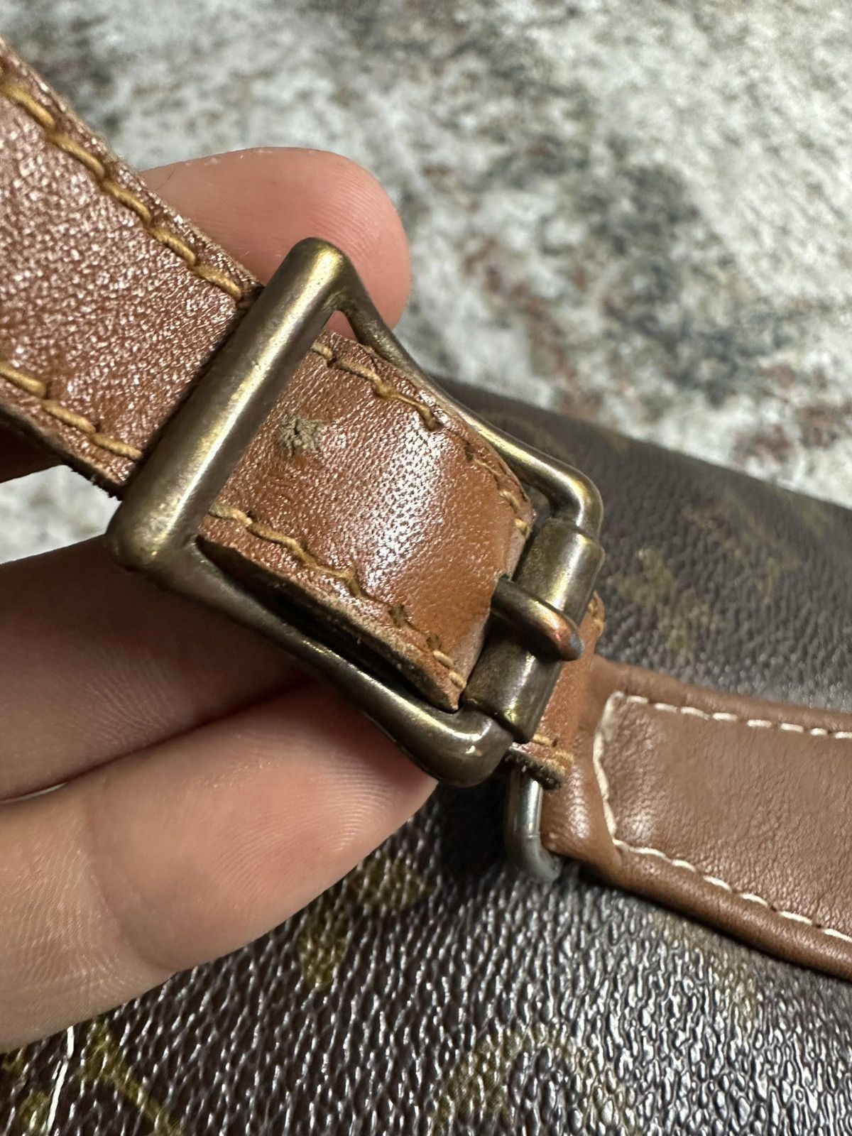 🔥 Louis Vuitton Monogram Bucket GM Bag French Co. Vintage