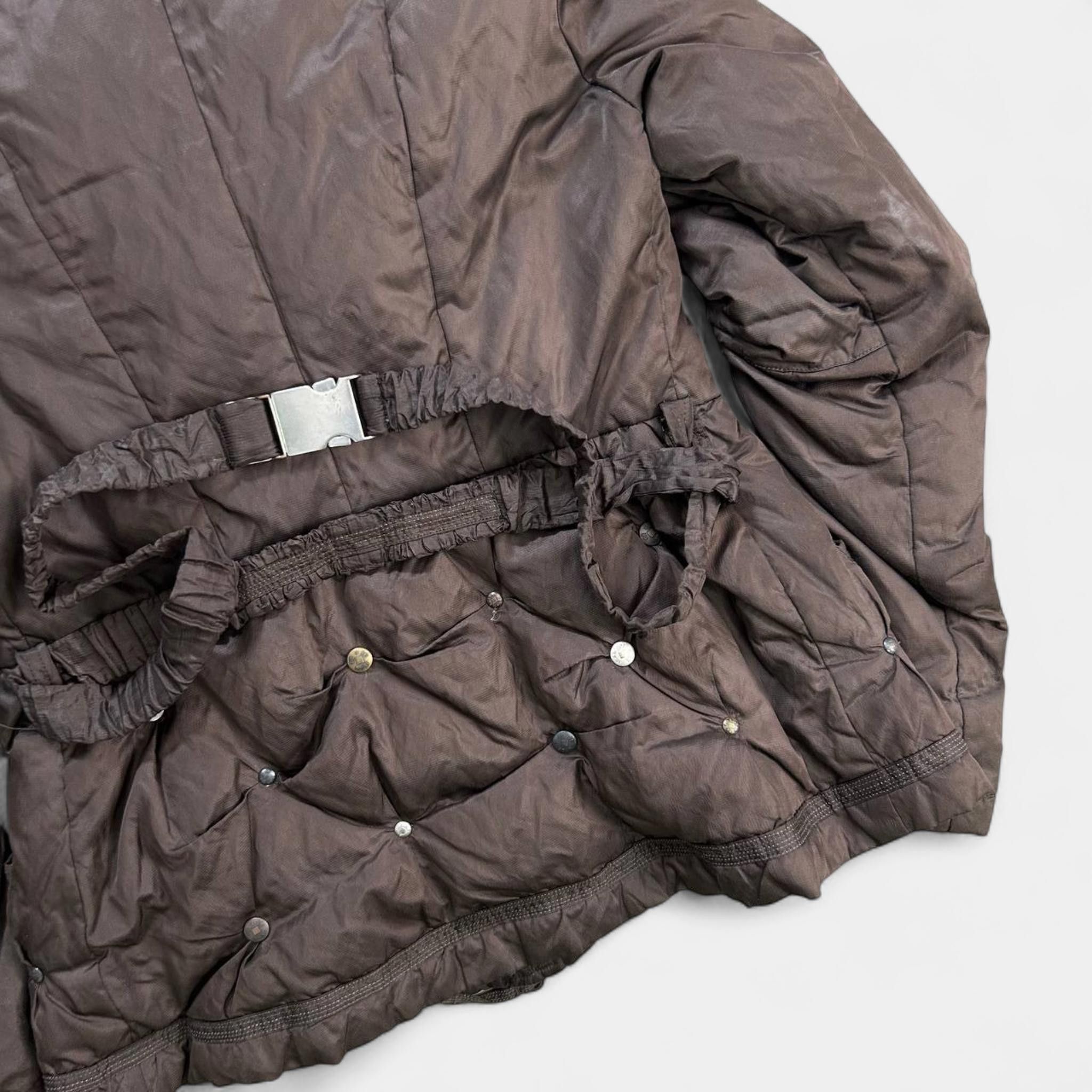 Marithe + Francois Girbaud Marithé + François Girbaud Fur Collar Brown Jacket Size M / US 6-8 / IT 42-44 - 6 Thumbnail
