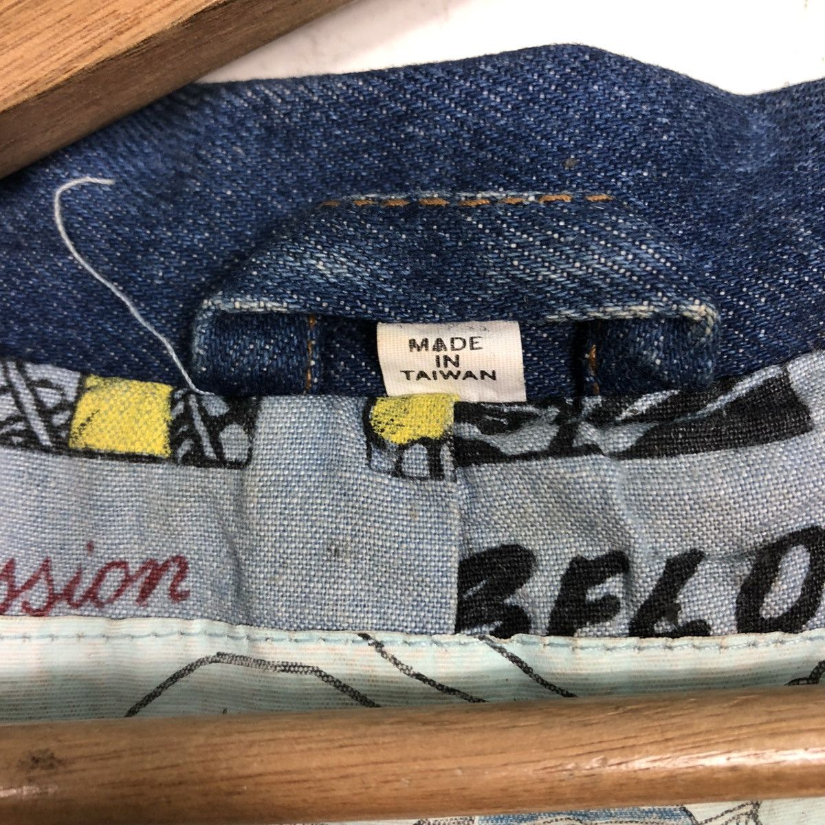 Hysteric Glamour 🔥VINTAGE CHORE WORK DENIM JACKET CARTOON BLANKET 1996 Size US M / EU 48-50 / 2 - 20 Thumbnail