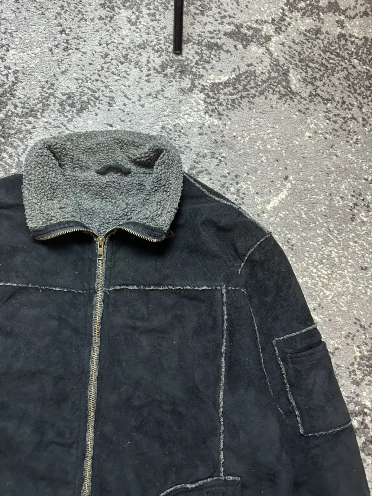 Vintage Vintage Y2K Double Suede Fur Style Jacket Avantgarde Size US M / EU 48-50 / 2 - 4 Thumbnail