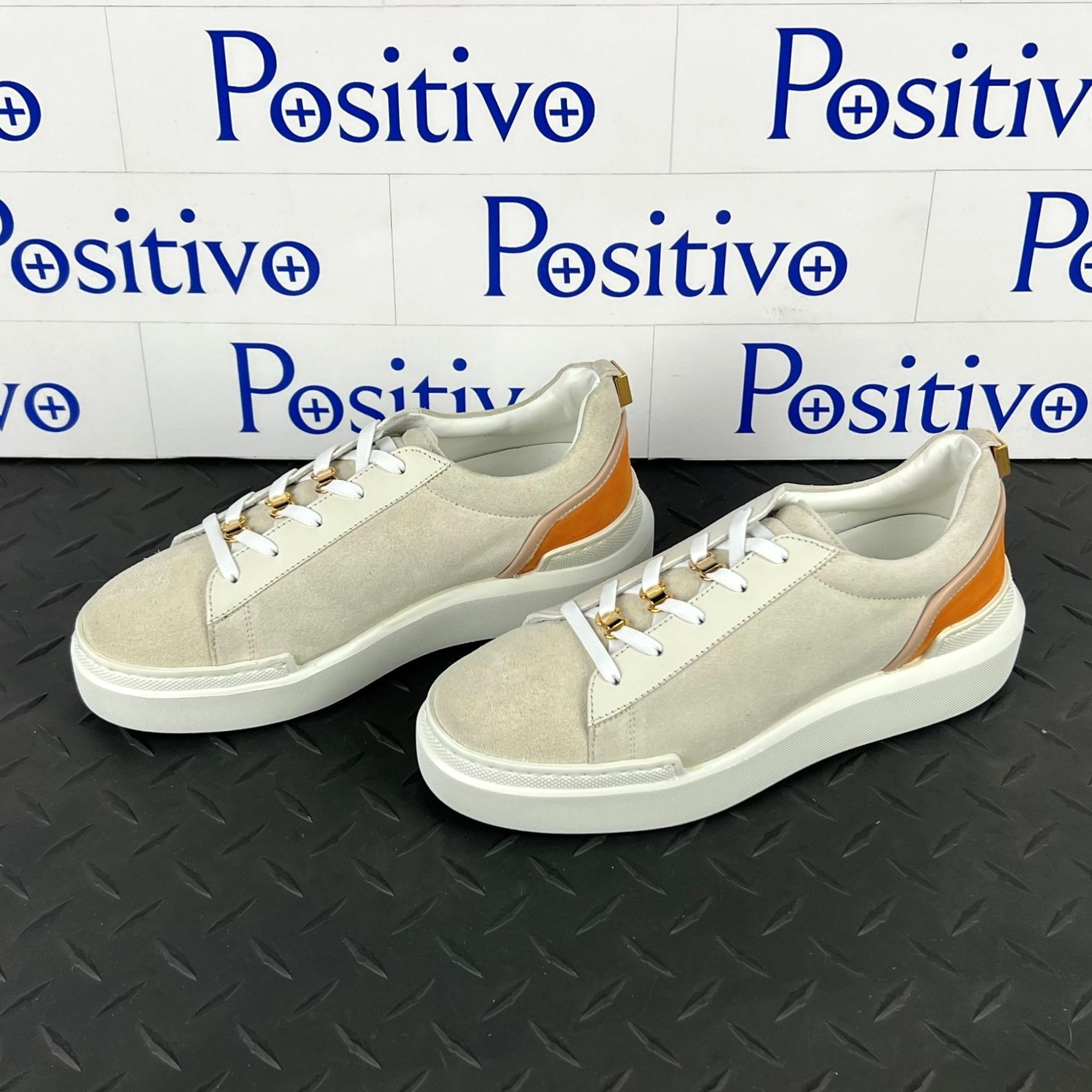 Buscemi Buscemi Ninna Off White Leather Sneakers US 7 SAMPLE Size US 7 / IT 37 - 2 Thumbnail