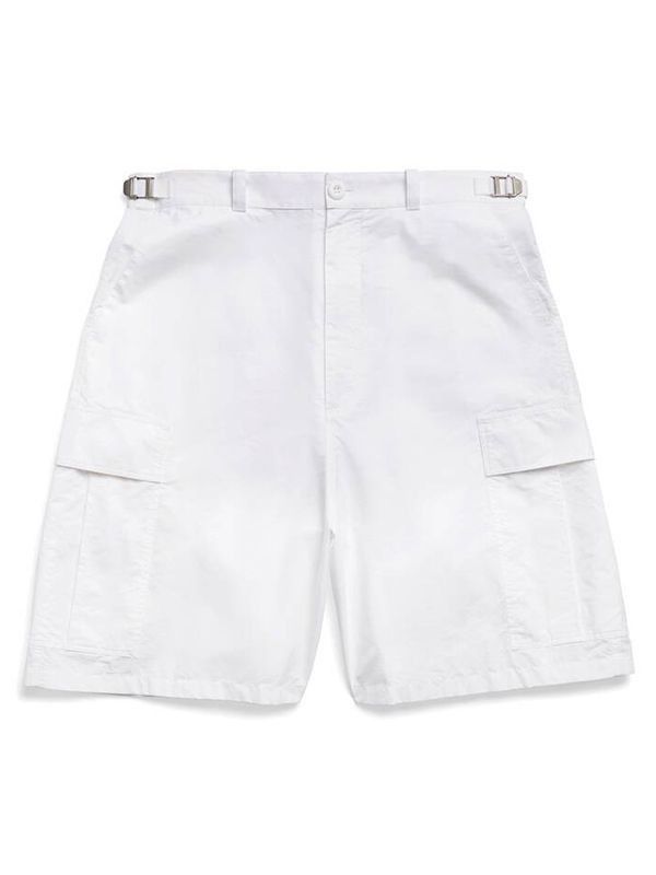 cargo shorts in white