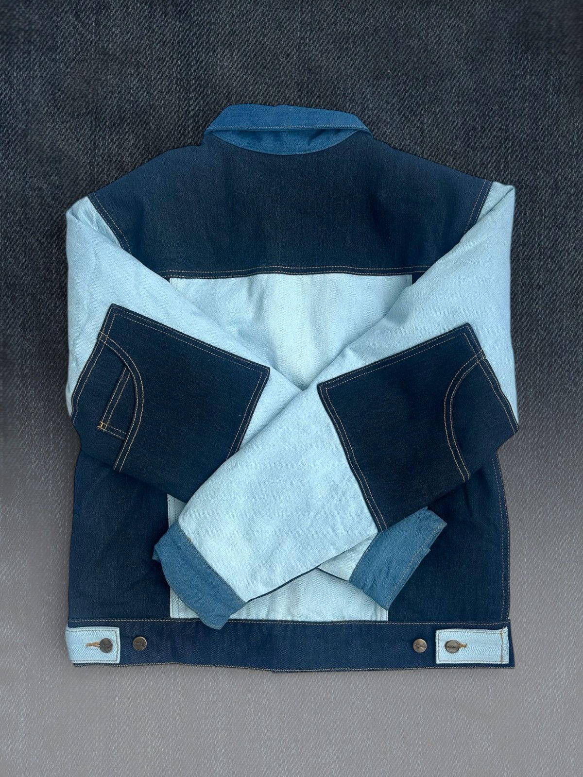 Carhartt Detroit-Style Reworked Carhartt Denim Jacket – One of a Kind Size US M / EU 48-50 / 2 - 6 Thumbnail