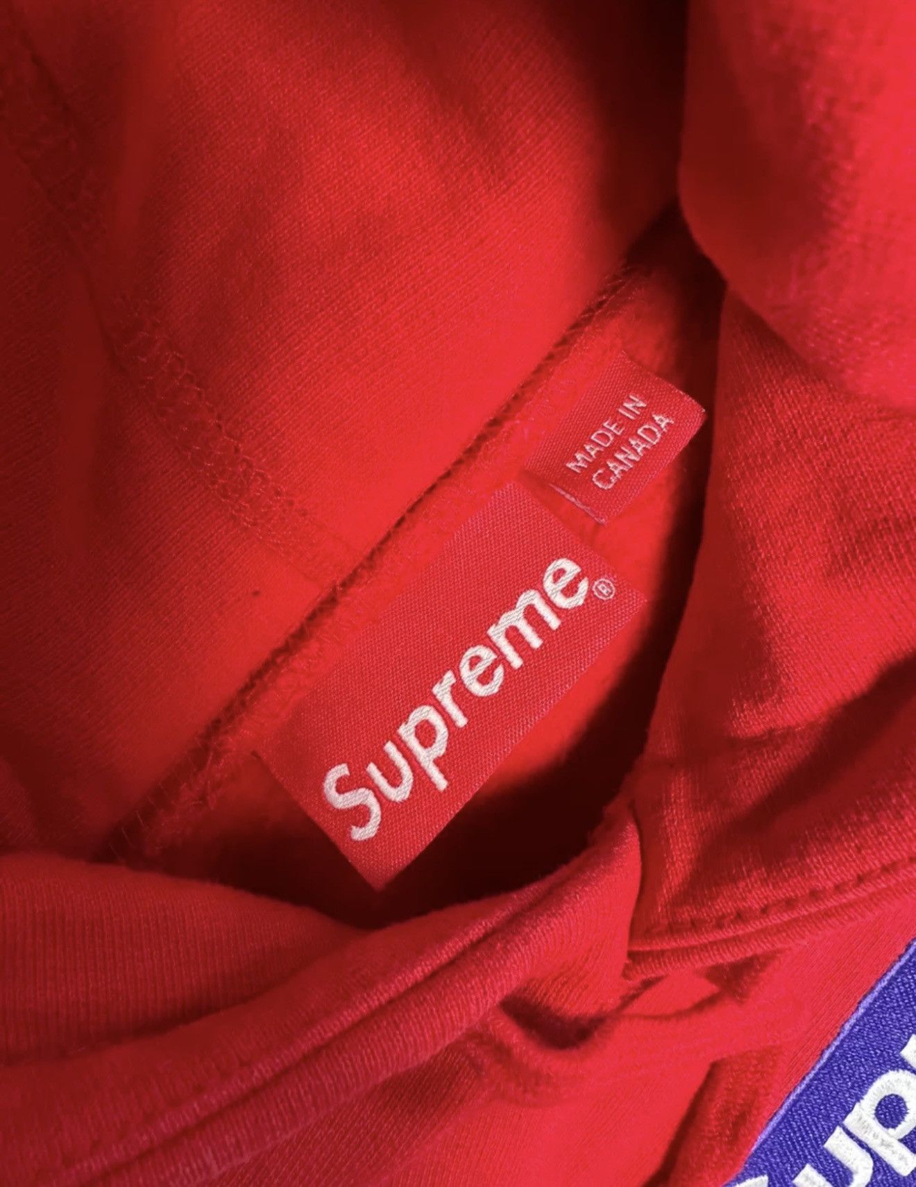 Supreme Supreme fw17 purple on red box logo hooded hoodie Size US S / EU 44-46 / 1 - 3 Thumbnail