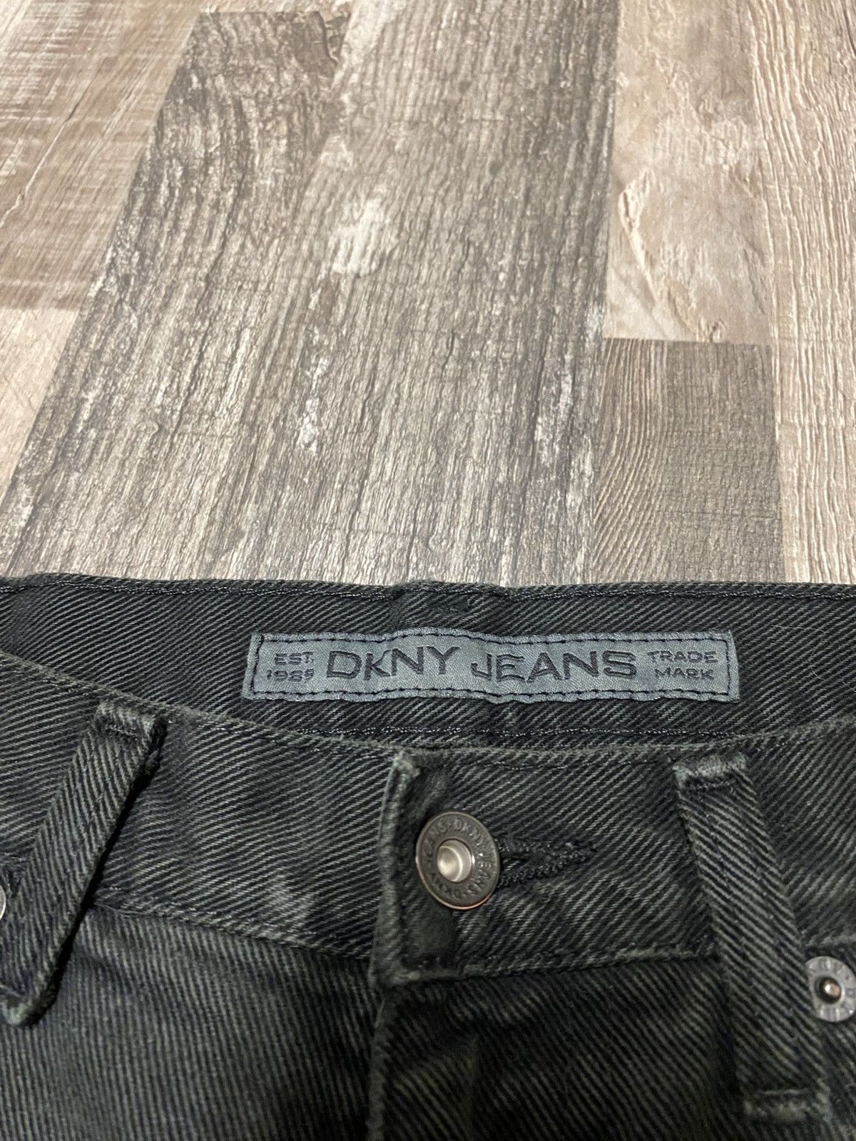 DKNY Vintage 90’s DKNY Black Denim Jeans Pants Relaxed Fit Baggy Size US 32 / EU 48 - 4 Thumbnail