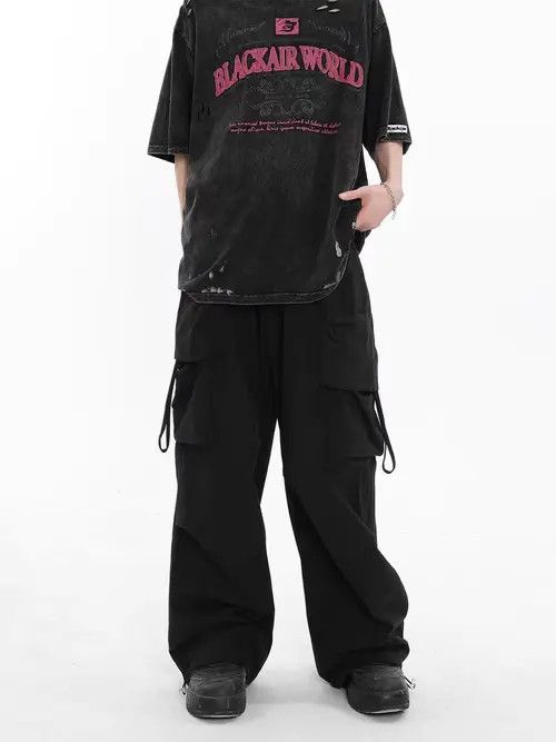 Japanese Brand Chiaki x Aika Retro High Street Hip Hop Loose Casual Pants Size US 30 / EU 46 - 1 Thumbnail