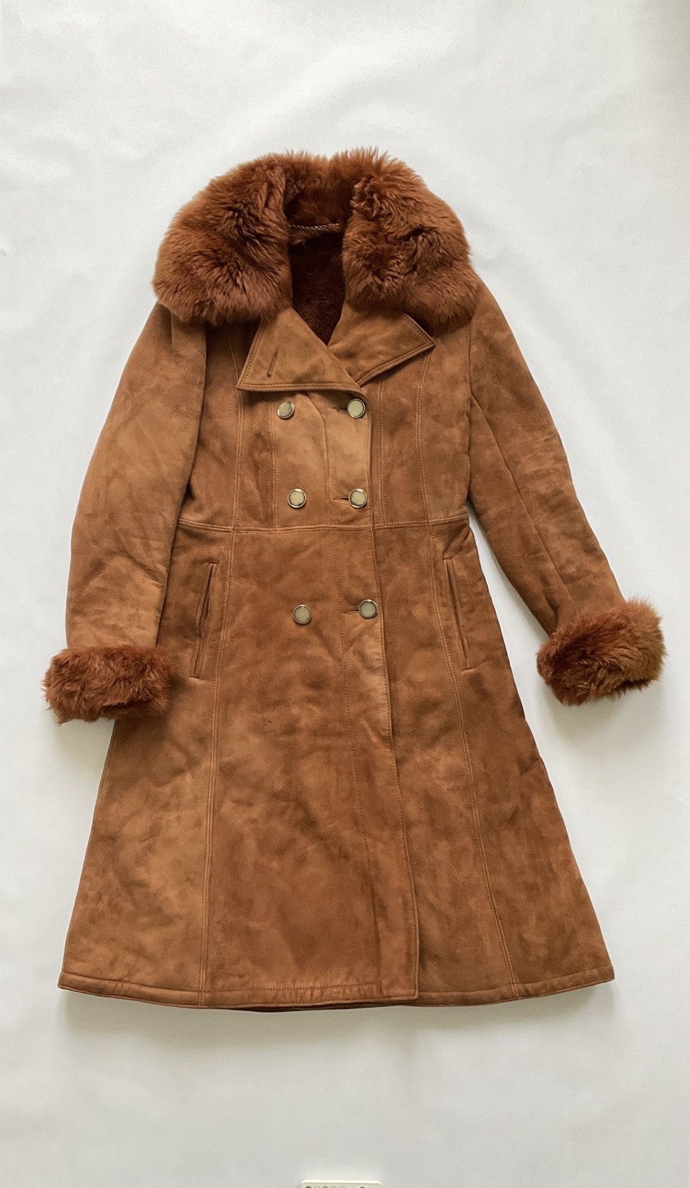 Vintage Vintage brown Lamb leather Size S / US 4 / IT 40 - 2 Thumbnail