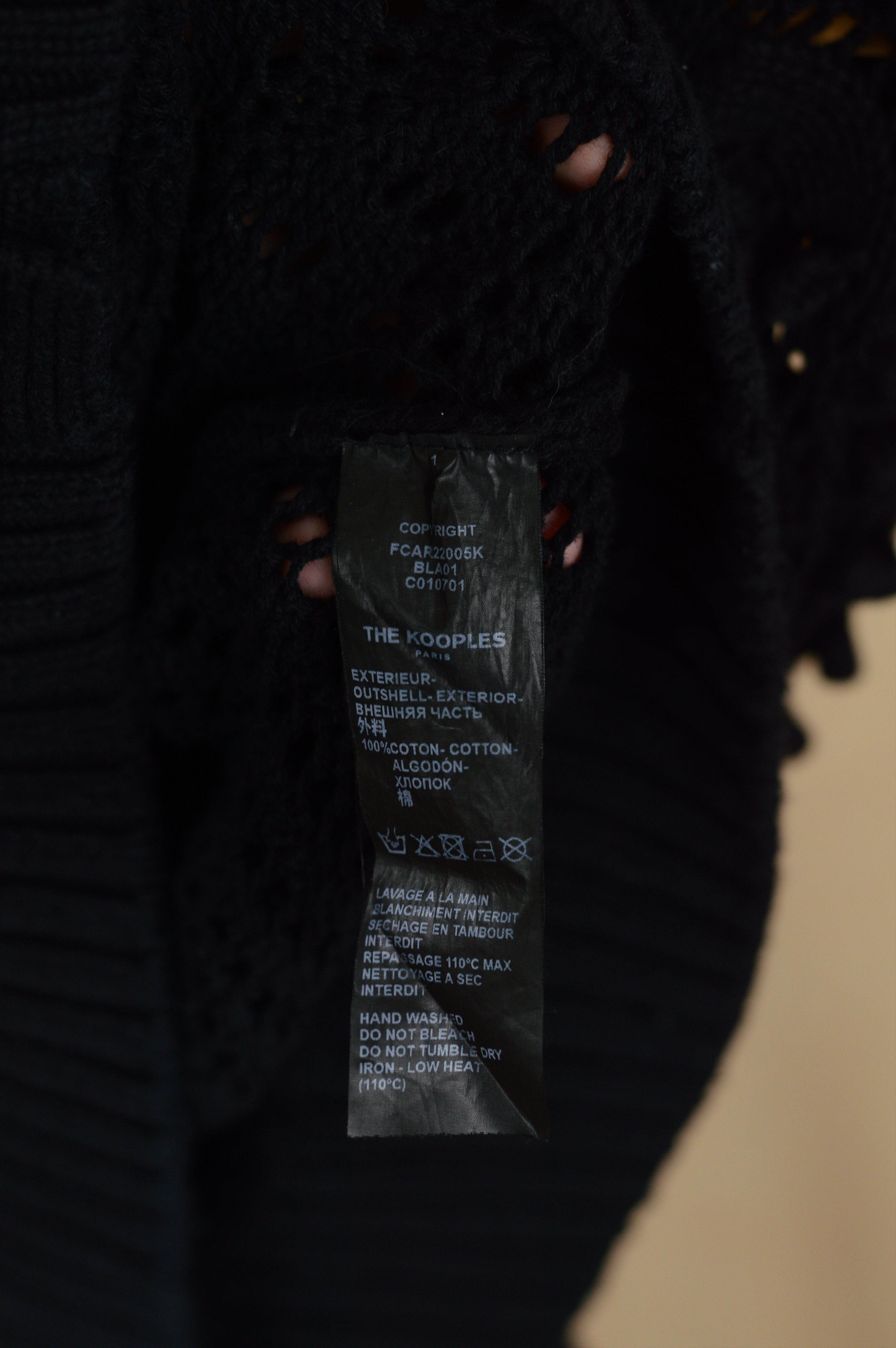 The Kooples The Kooples Cable Knit Lace Cardigan Size M / US 6-8 / IT 42-44 - 6 Thumbnail