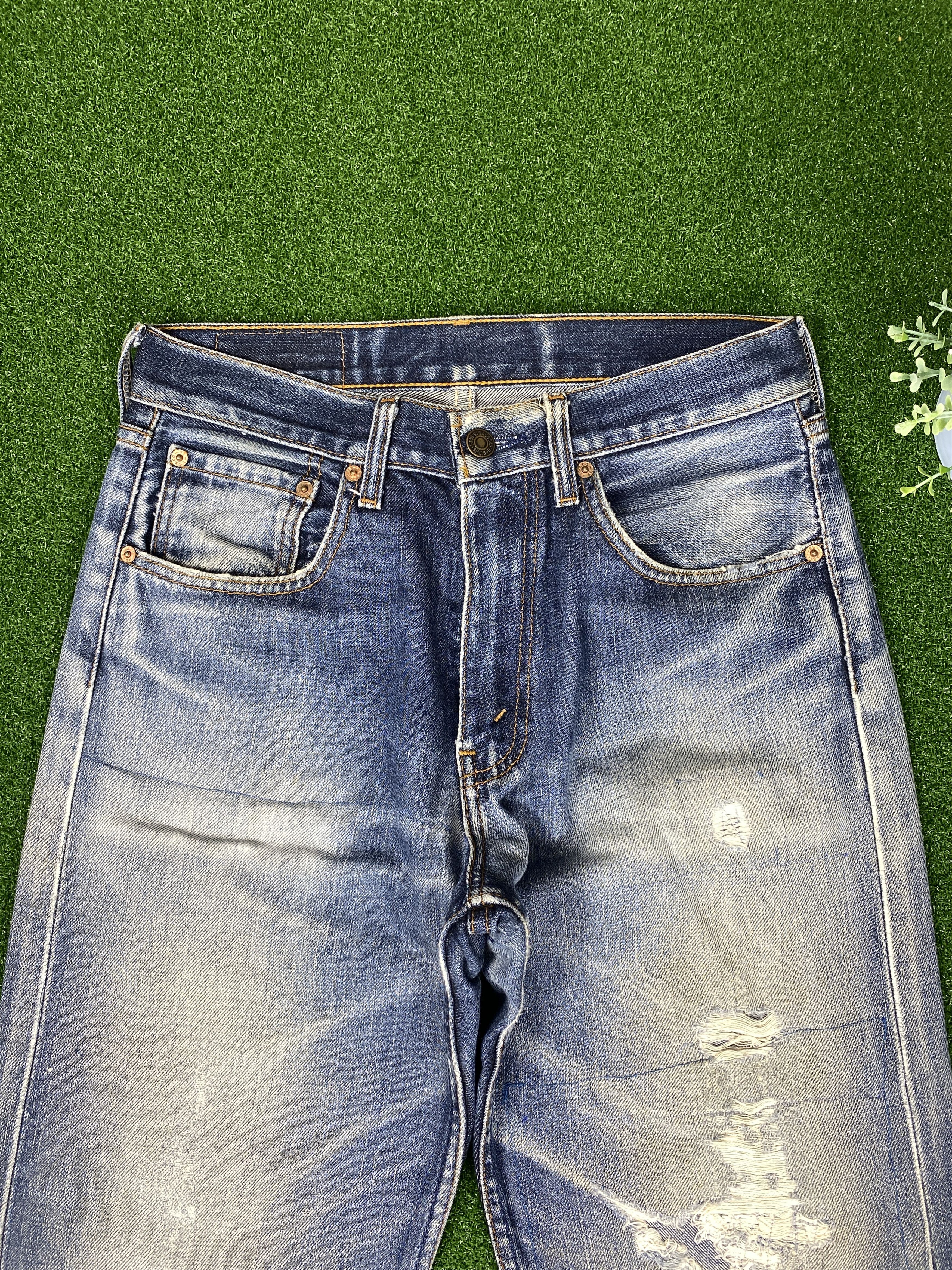 Levi's Vintage Levi's 512 Distressed Faded Blue Jeans CP0035 Size US 30 / EU 46 - 2 Thumbnail