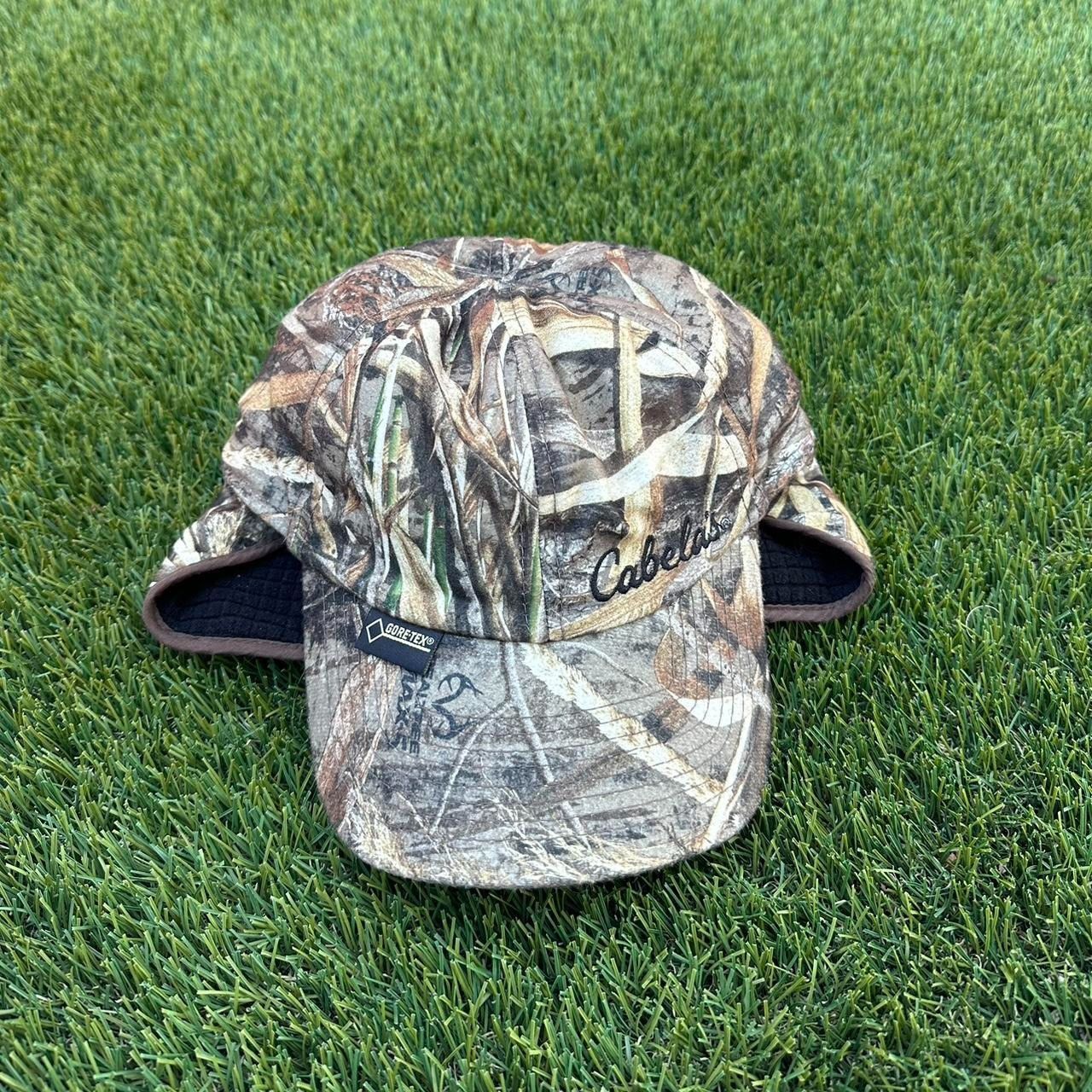 Cabelas × Goretex × Vintage ViVintage Cabelas Camo GoreTex Thinsulate 40 Gram Trapper Ha Size ONE SIZE - 1 Thumbnail
