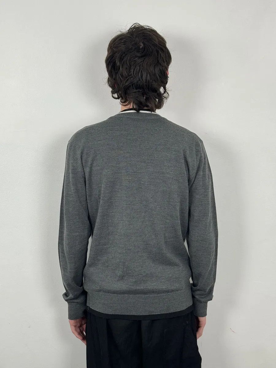 Pierre Balmain AW2013 Pierre Balmain White & Grey Minimalist Cardigan Size US M / EU 48-50 / 2 - 3 Thumbnail
