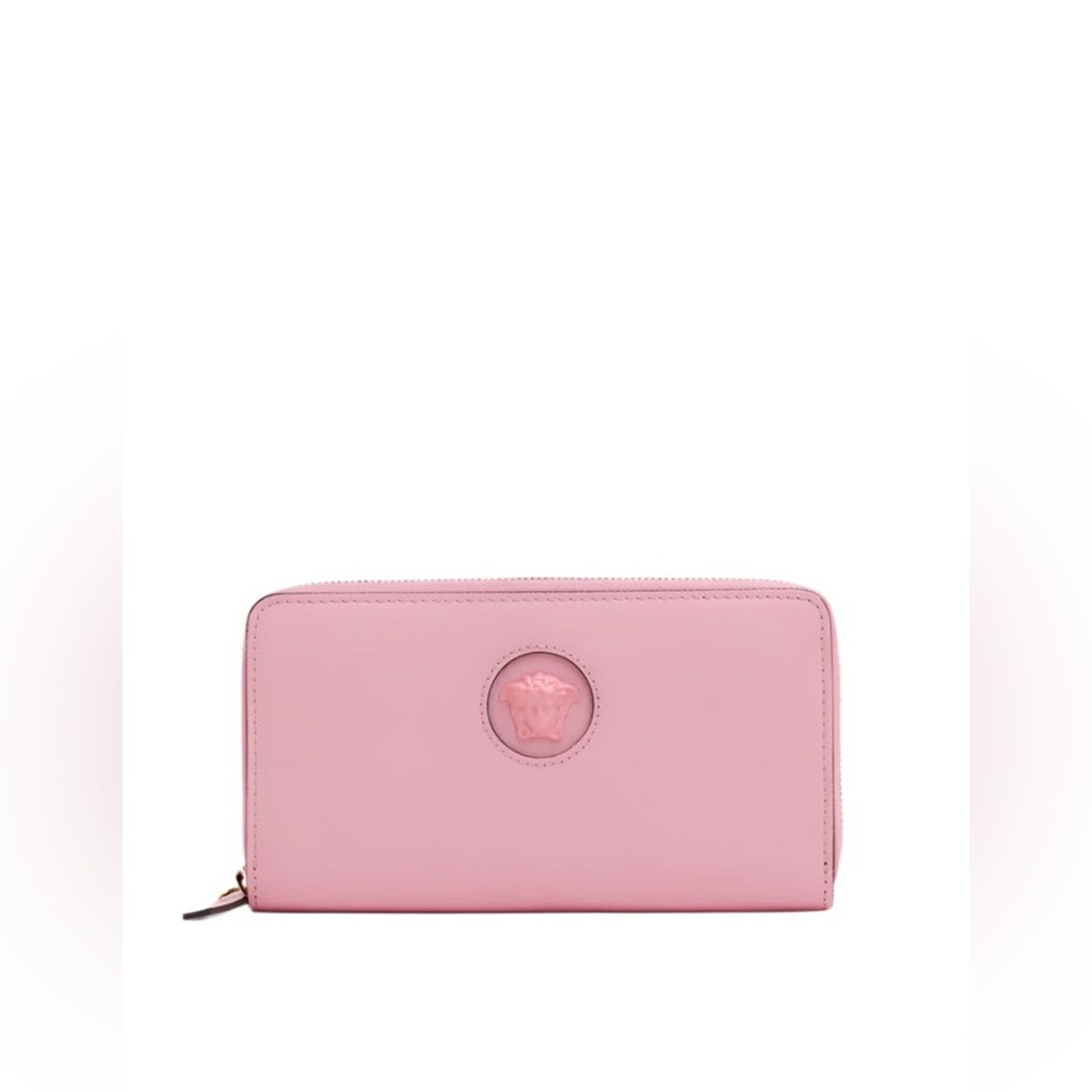 Versace Versace Medusa Pink Zip-Around Wallet Size ONE SIZE - 1 Thumbnail
