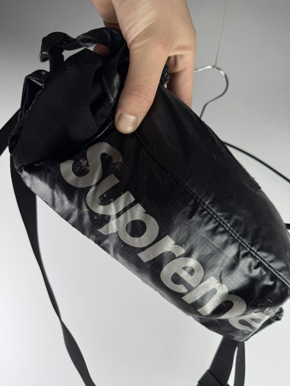 Supreme Supreme Waist Bag FW17 Black Cordura Size ONE SIZE - 3 Thumbnail