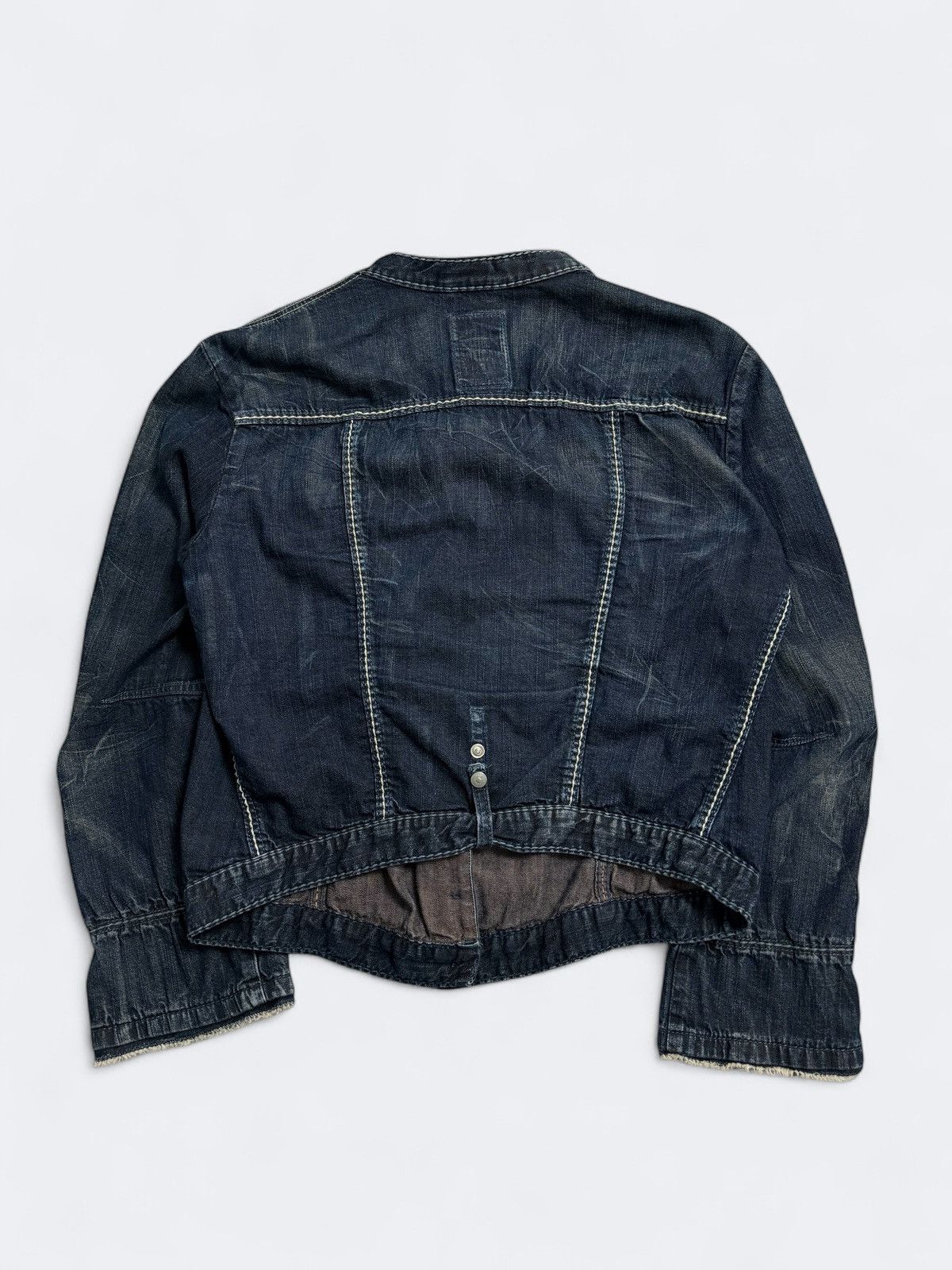 Designer × Marithe + Francois Girbaud × Vintage Marithe Francois Girbaud Denim Jacket Size M / US 6-8 / IT 42-44 - 5 Thumbnail