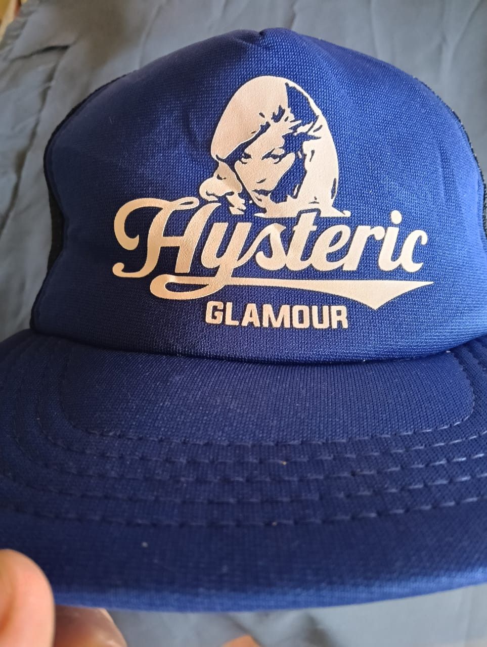 Hysteric Glamour Hysteric Glamour Girl Logo Mesh Trucker Hat Blue. Size ONE SIZE - 2 Thumbnail