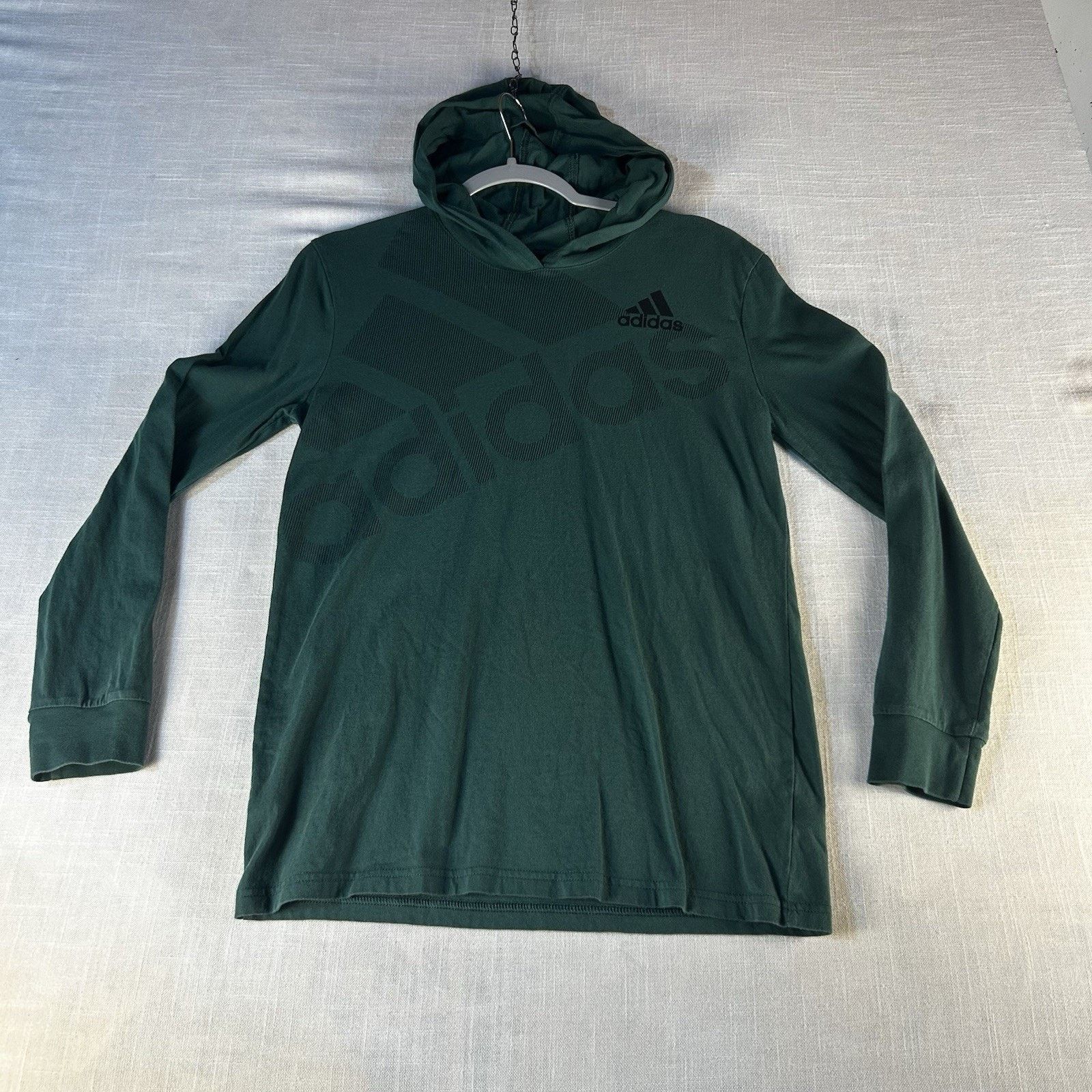 Adidas Adidas Light hoodie Shirt Long Sleeve Tee Boys L 14/16 Green Size US L / EU 52-54 / 3 - 1 Thumbnail