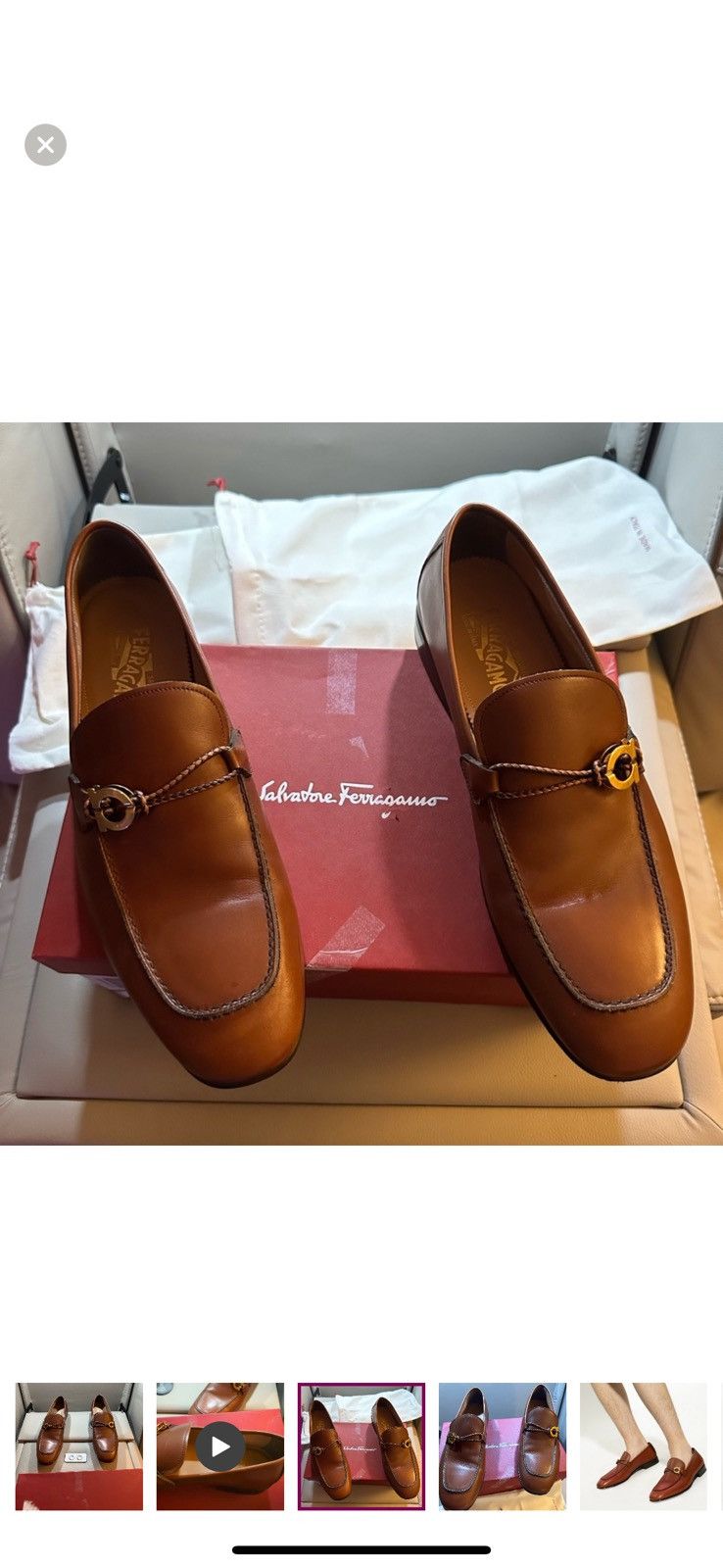 Salvatore Ferragamo AG U 06566 Size US 12 / EU 45 - 12 Thumbnail